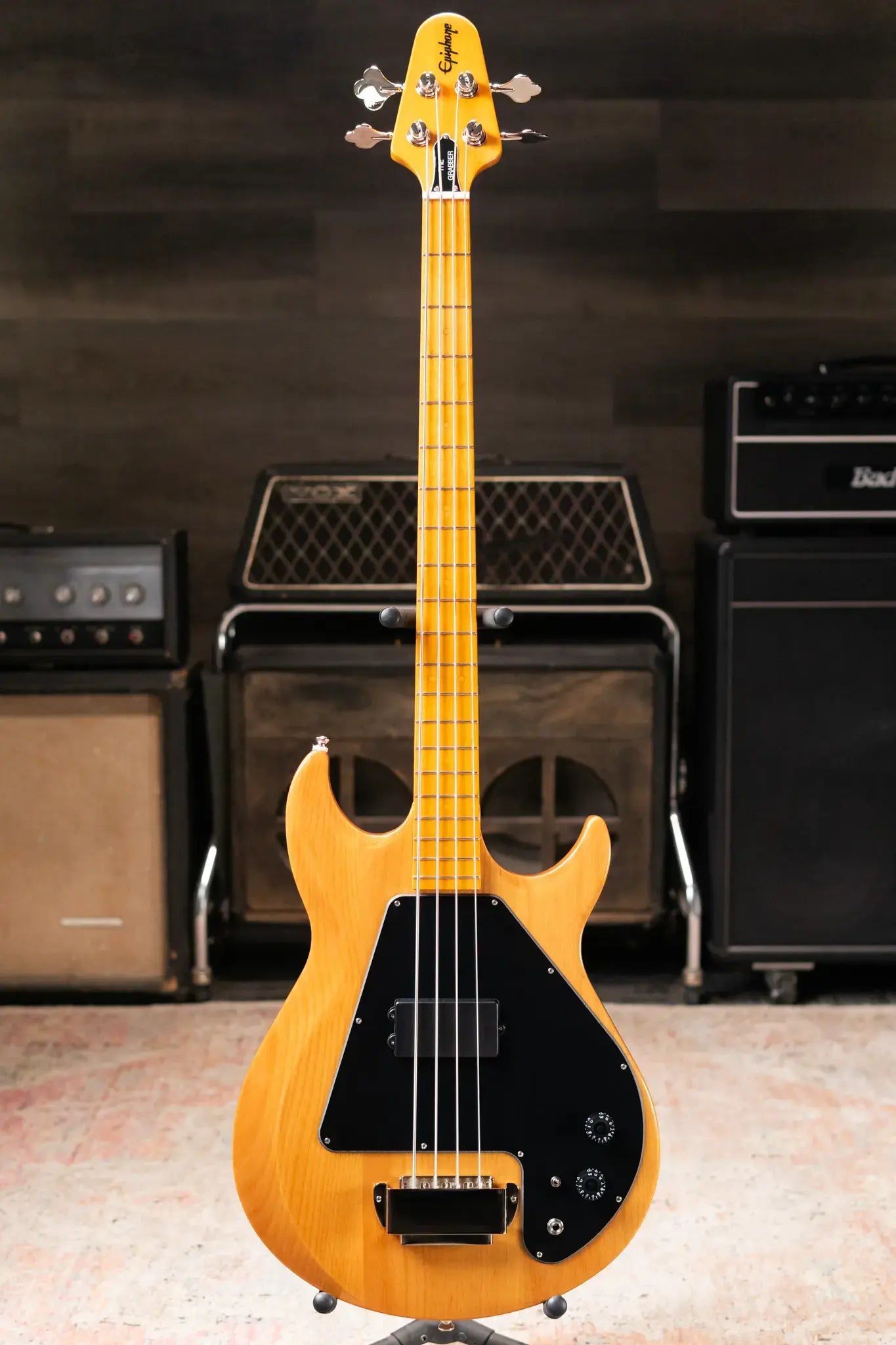 Epiphone Grabber Bass - Natural with Gig Bag