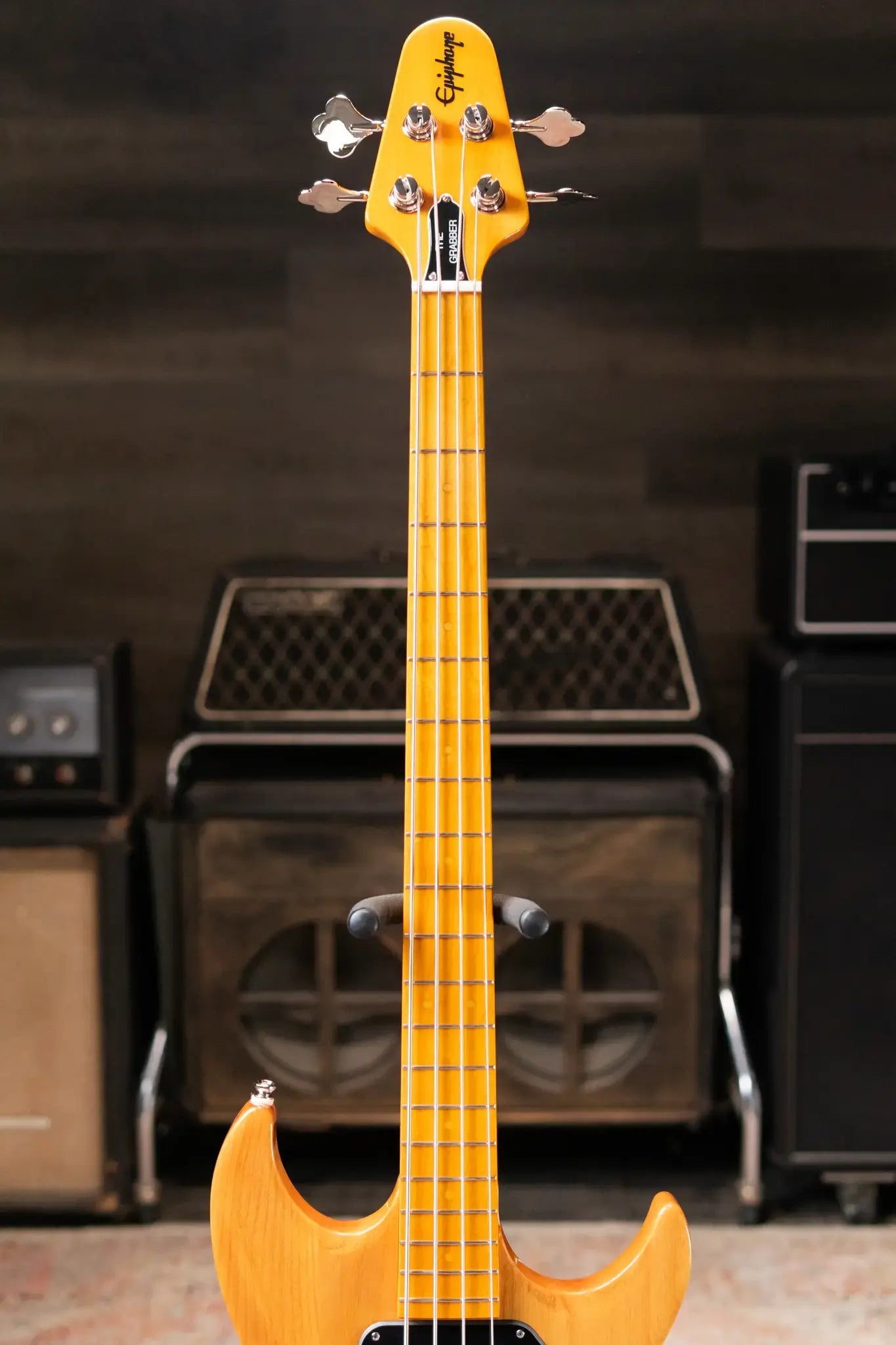 Epiphone Grabber Bass - Natural with Gig Bag
