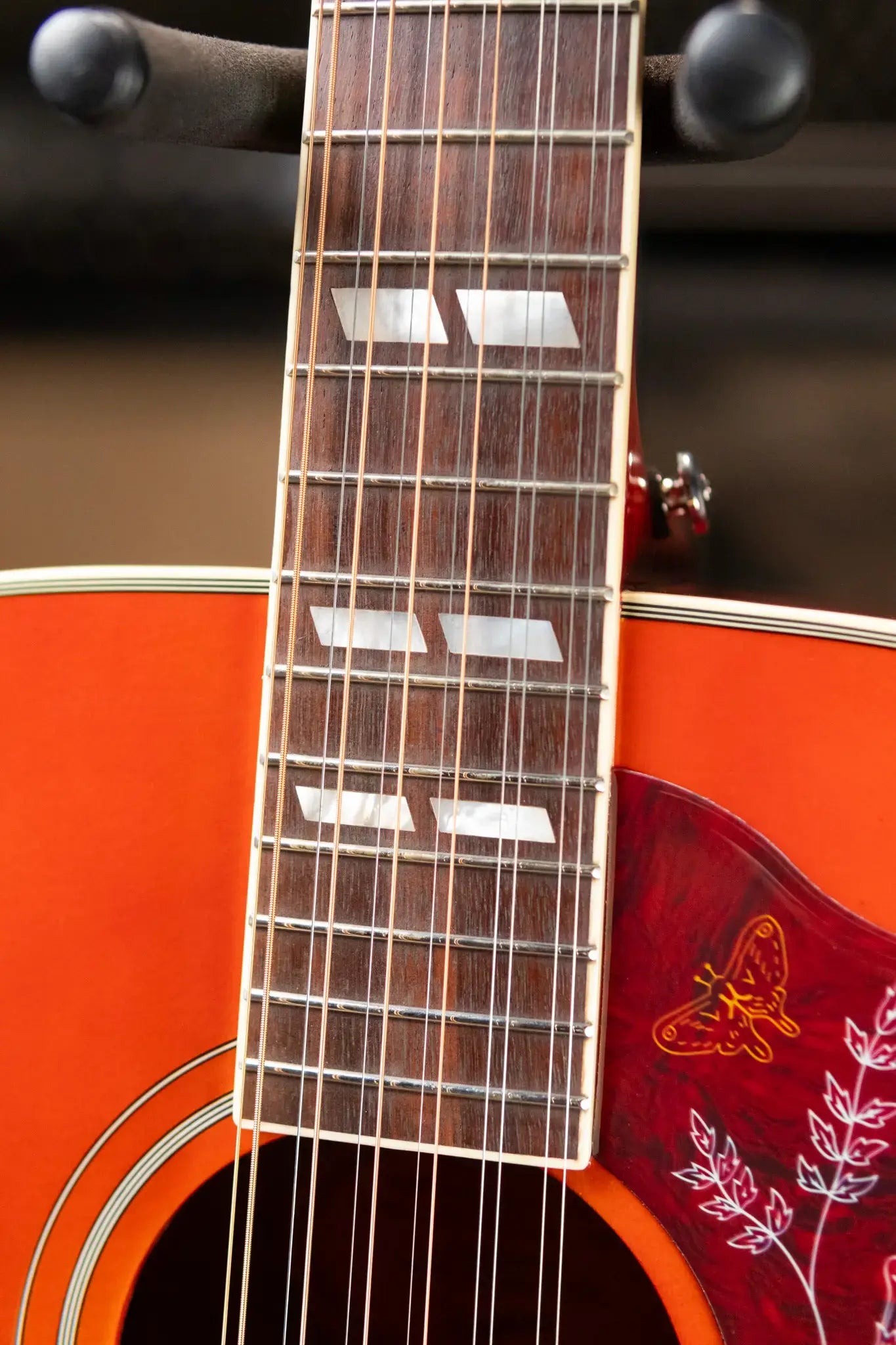 Epiphone Hummingbird 12-String All Solid Acoustic/Electric Guitar - Aged Cherry Sunburst Gloss