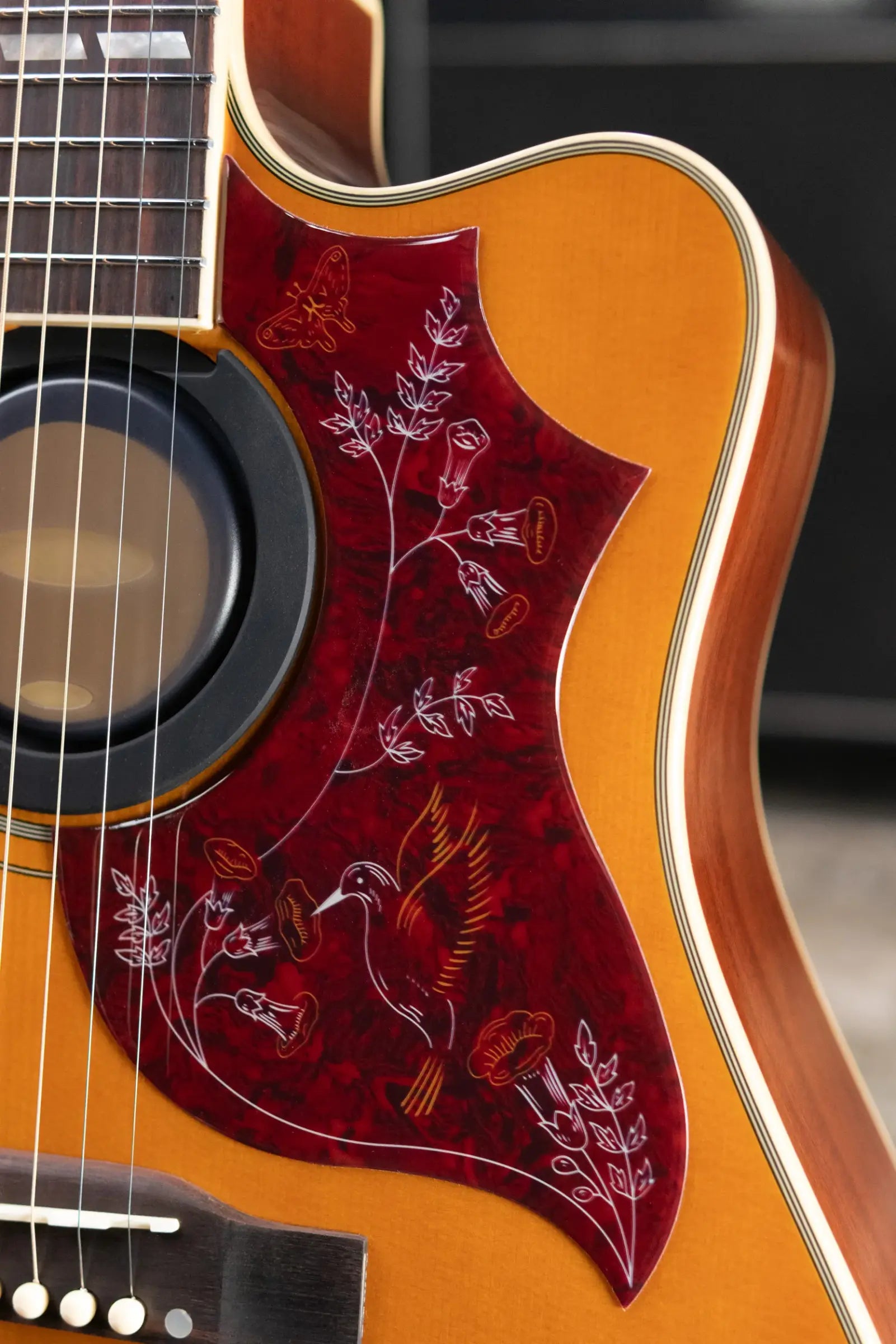 Epiphone Hummingbird Standard EC Acoustic/Electric Guitar - Natural with Gig Bag
