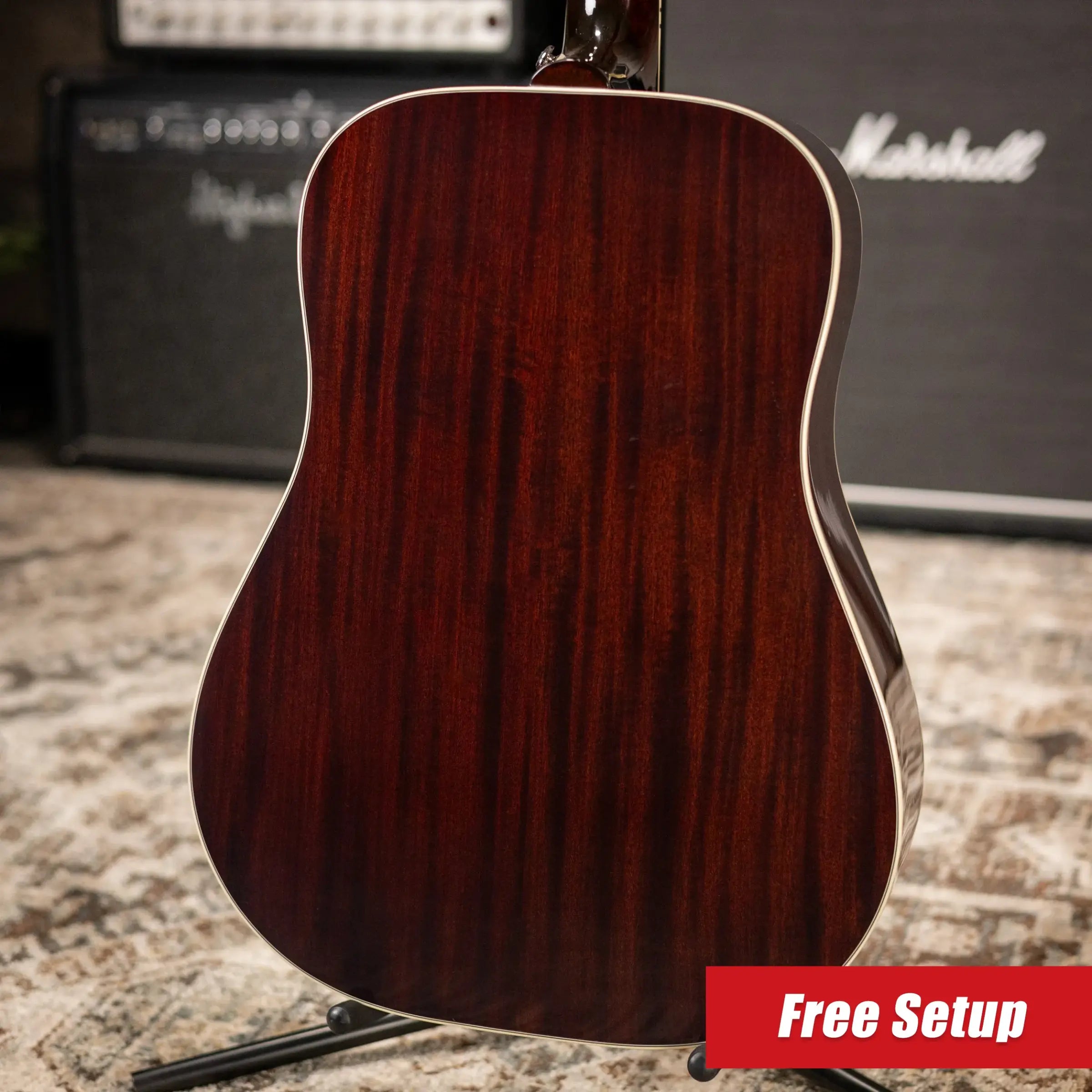 Epiphone Hummingbird Studio Acoustic/Electric Guitar - Antique Natural with Gig Bag