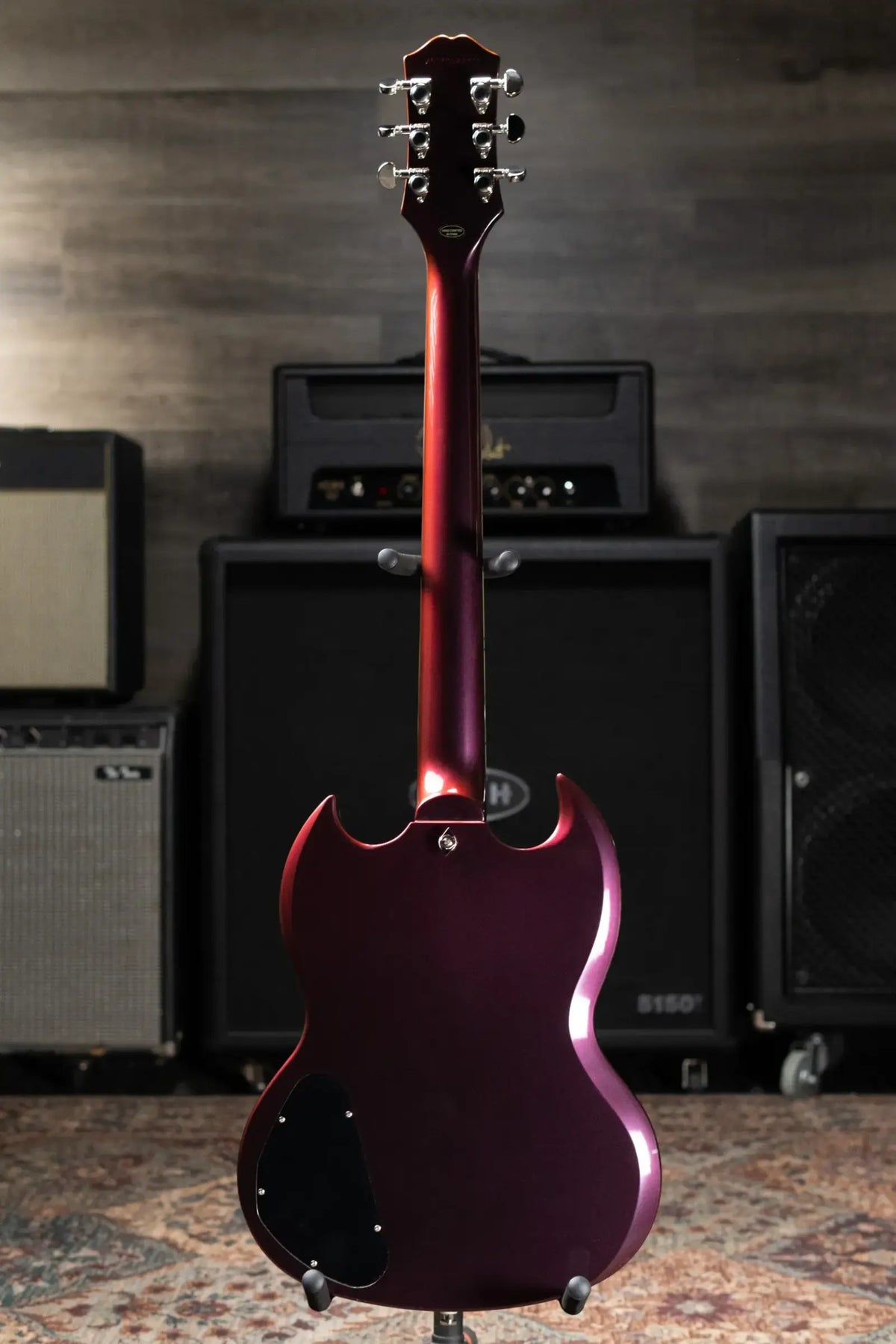 Epiphone Inspired By Gibson Futura SG Custom Electric Guitar - Midnight Ember Shift with Gig Bag
