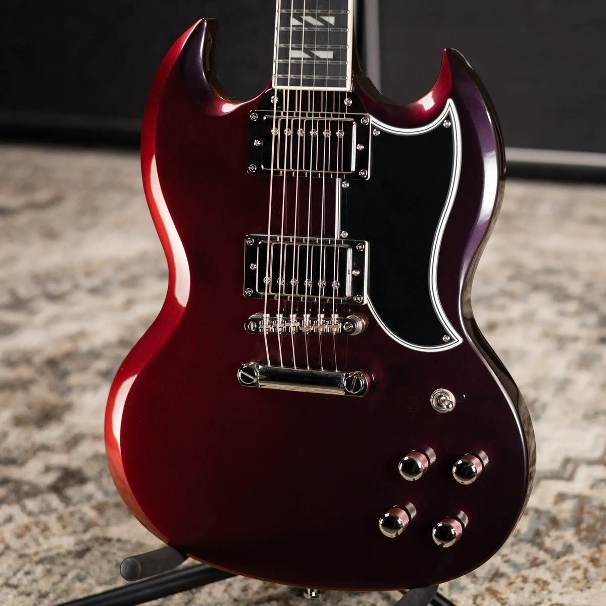 Epiphone Inspired By Gibson Futura SG Custom Electric Guitar - Midnight Ember Shift with Gig Bag