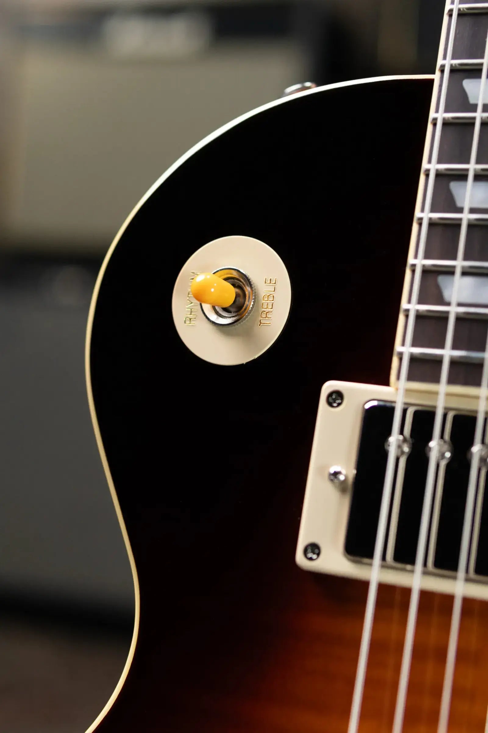 Epiphone Inspired by Gibson 1959 Les Paul Standard Reissue Electric Guitar - Washed Bourbon Burst with Hardshell Case