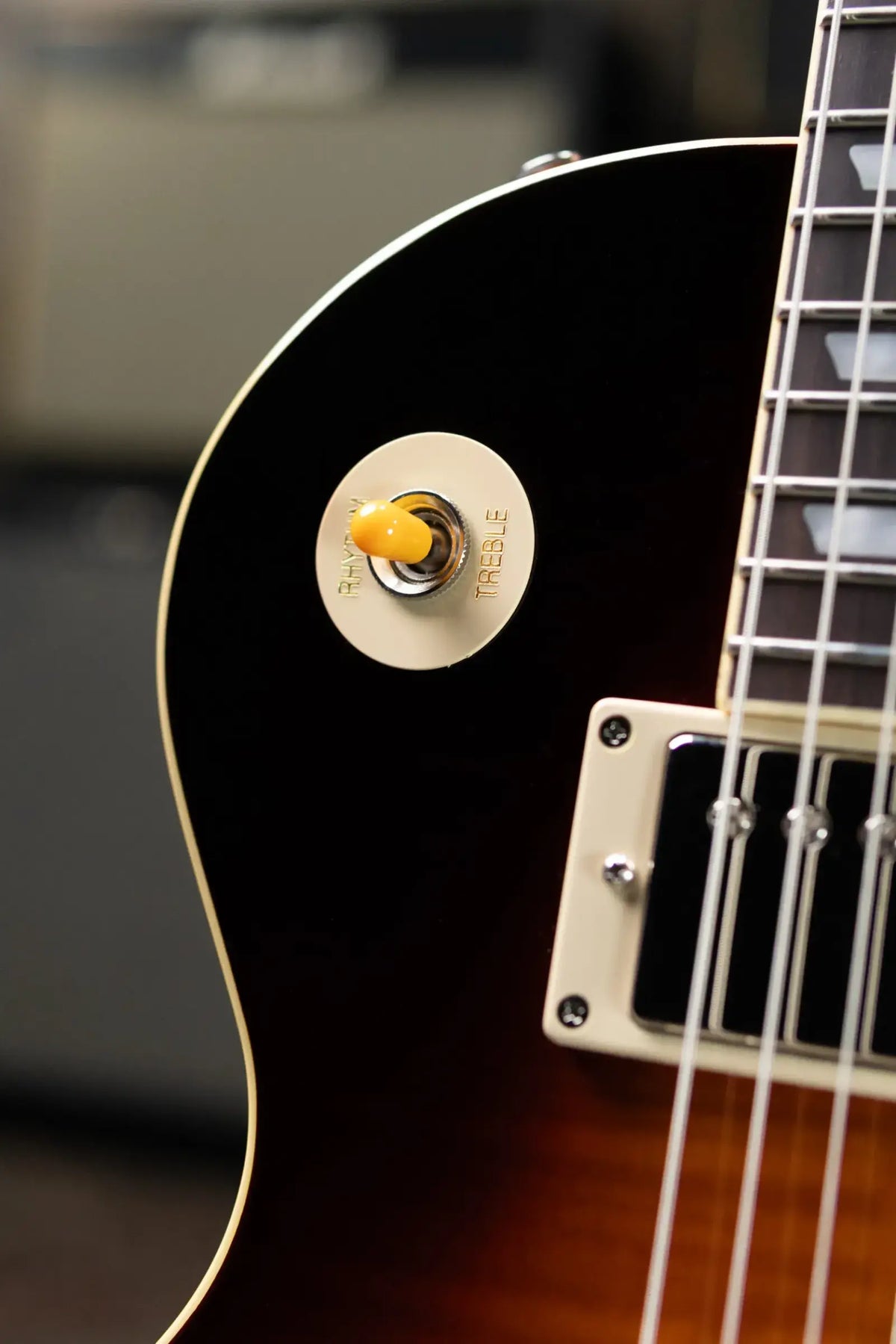 Epiphone Inspired by Gibson 1959 Les Paul Standard Reissue Electric Guitar - Washed Bourbon Burst with Hardshell Case