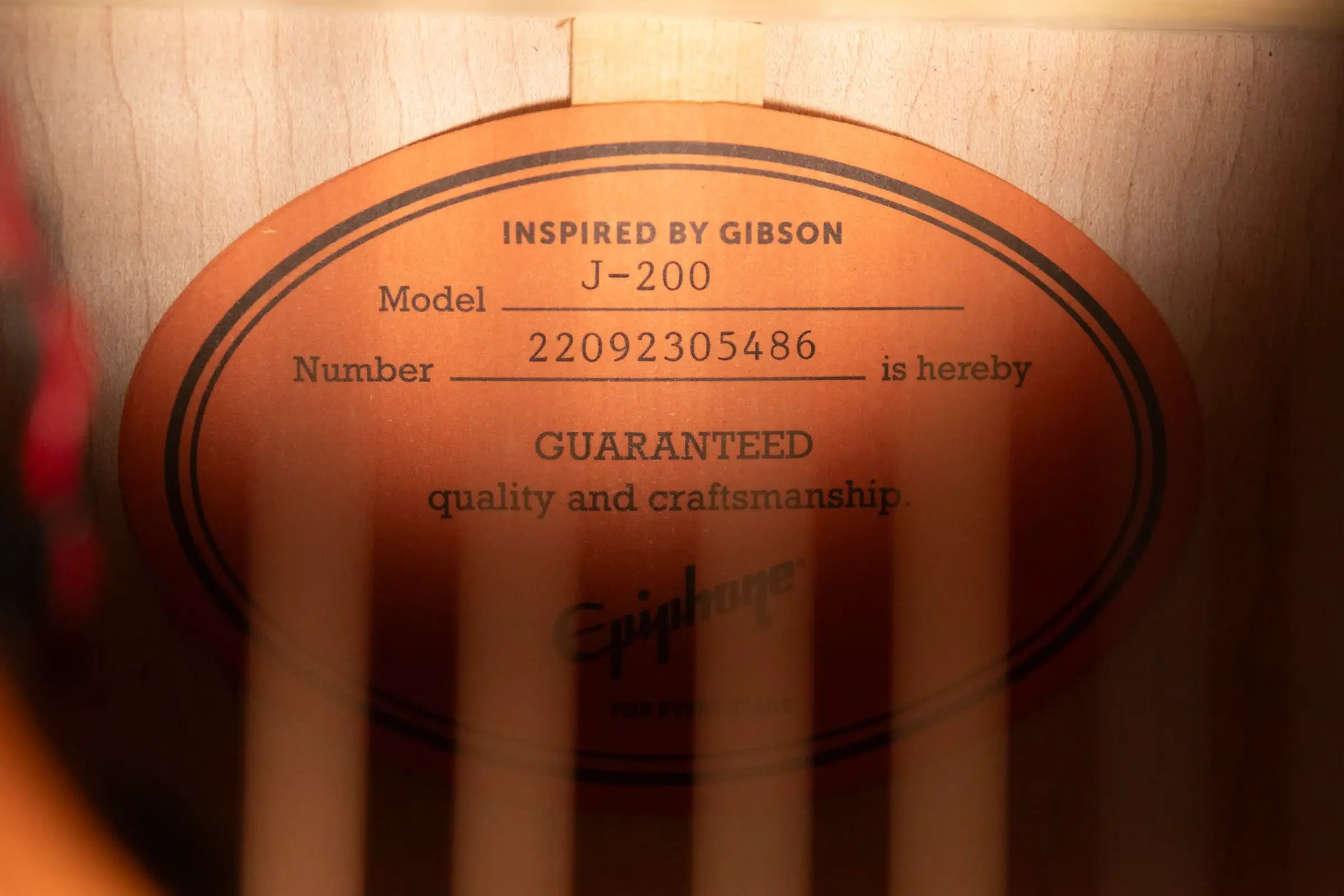 Epiphone J-200 Acoustic/Electric Guitar -  Aged Vintage Sunburst Gloss