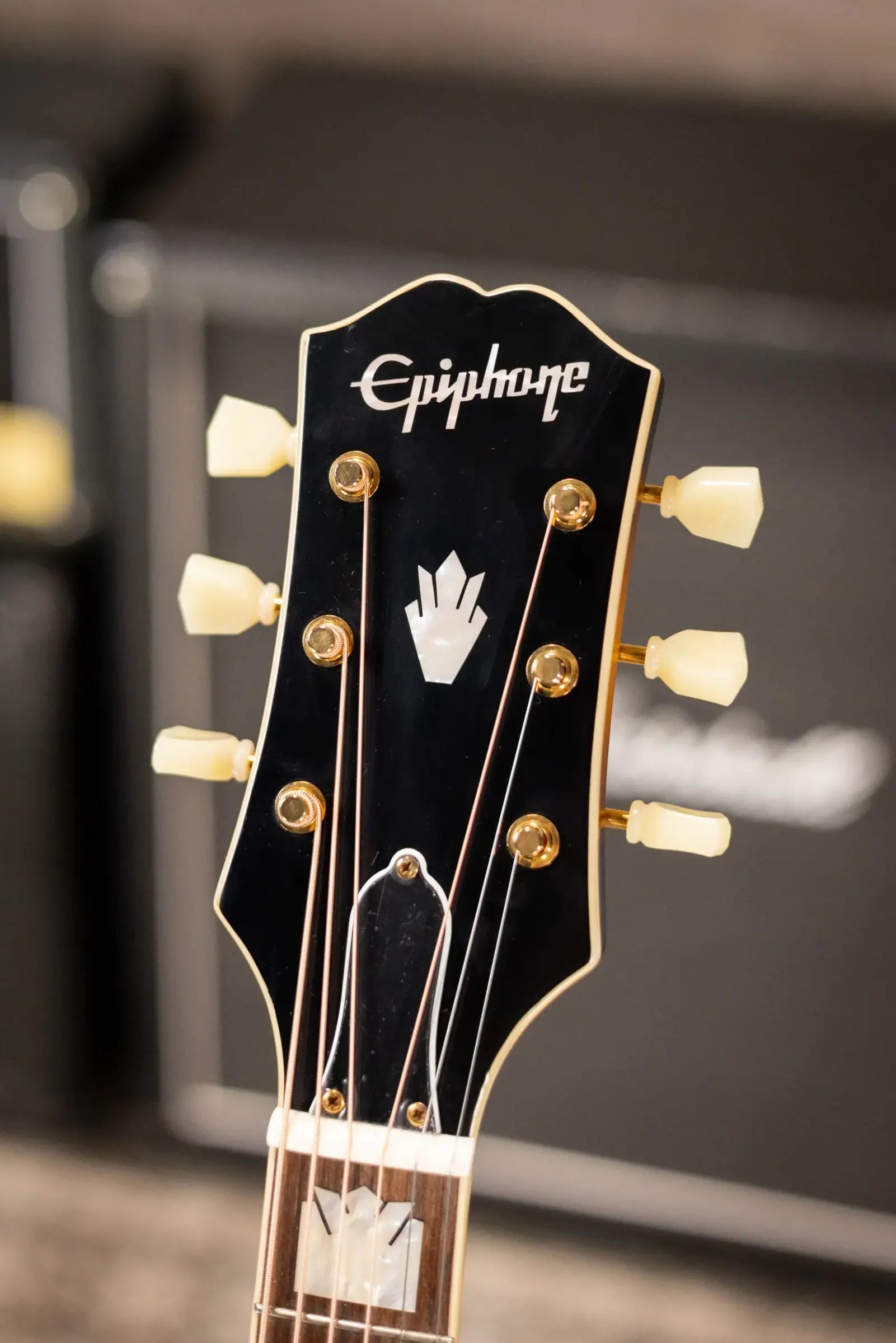 Epiphone J-200 Acoustic/Electric Guitar - Aged Vintage Sunburst Gloss - Used