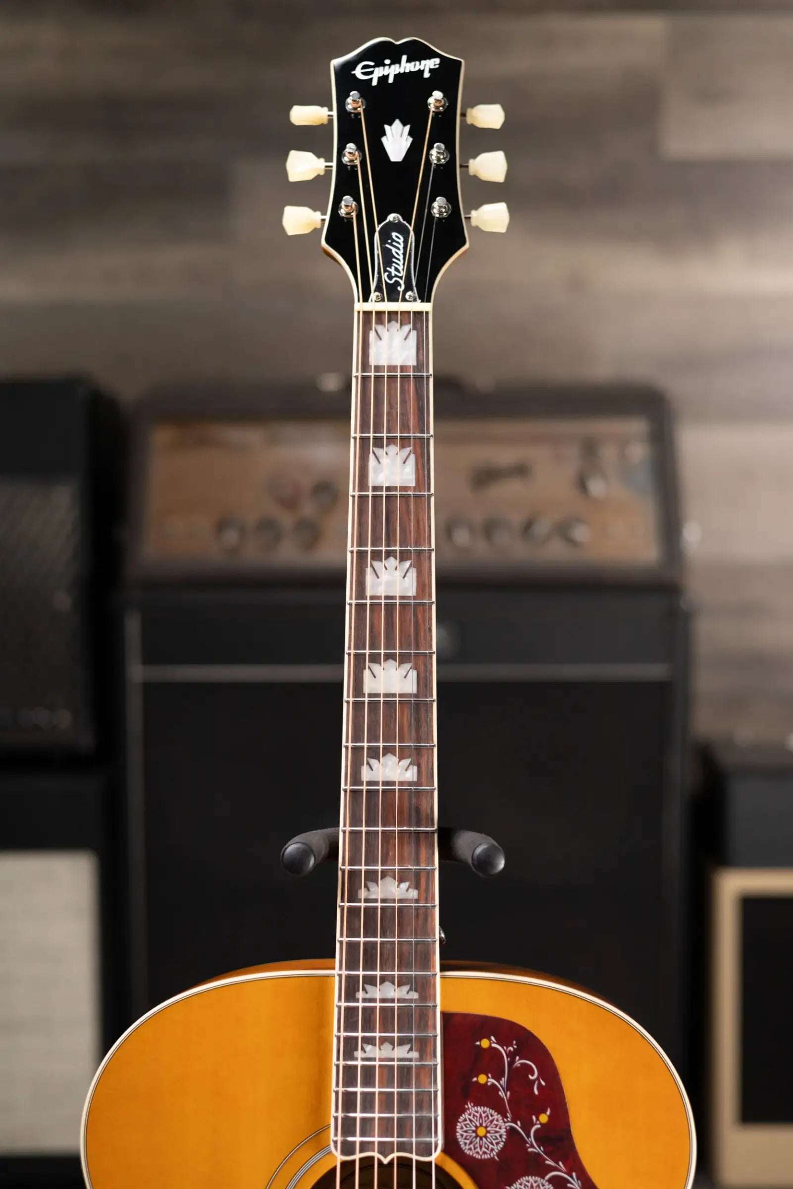 Epiphone J-200 Studio Acoustic/Electric Guitar - Antique Natural