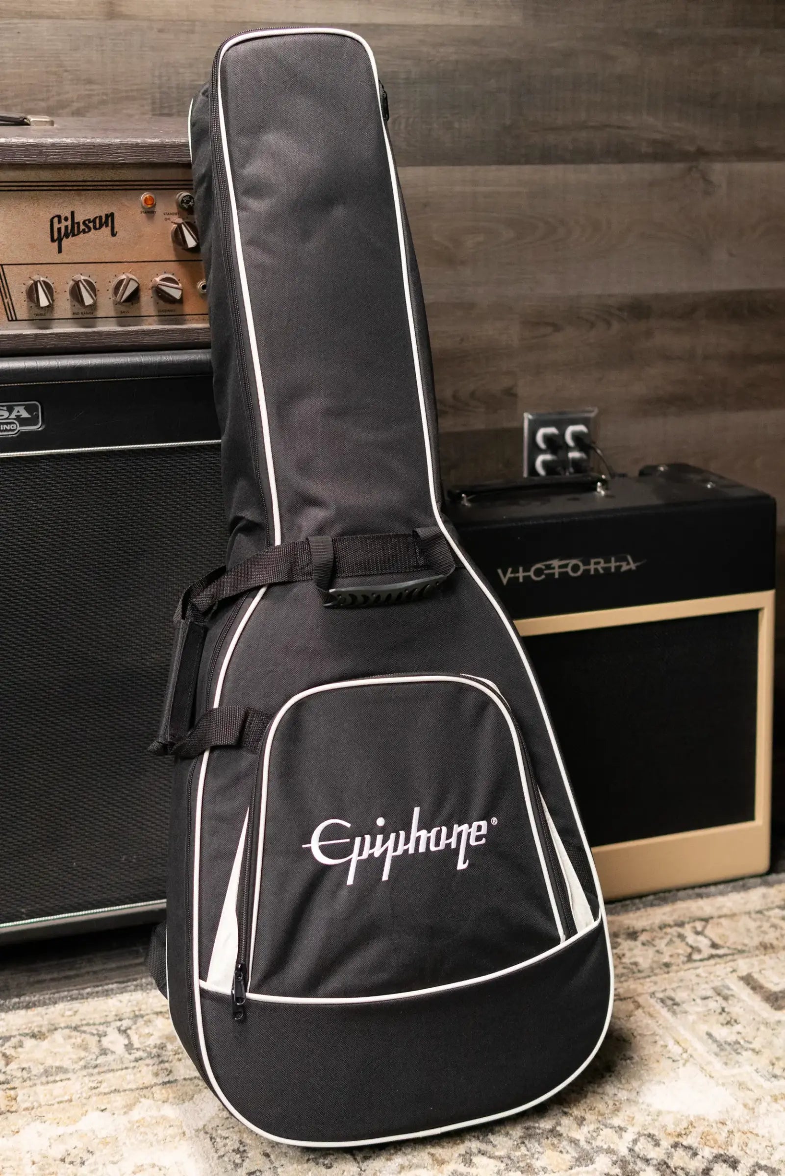 Epiphone J-45 Standard Acoustic/Electric Guitar - Vintage Sunburst with Gig Bag