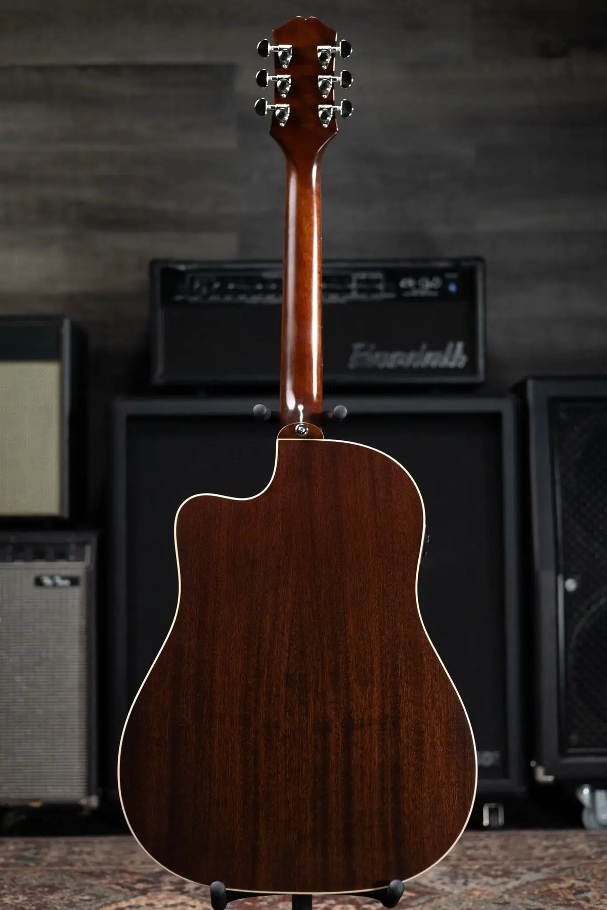 Epiphone J-45 Standard EC Acoustic/Electric Guitar - Vintage Sunburst with Gig Bag