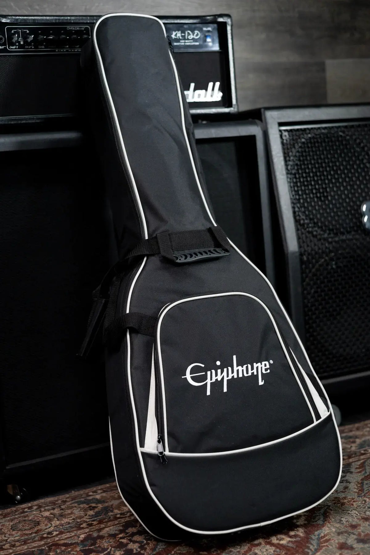 Epiphone J-45 Standard EC Acoustic/Electric Guitar - Vintage Sunburst with Gig Bag