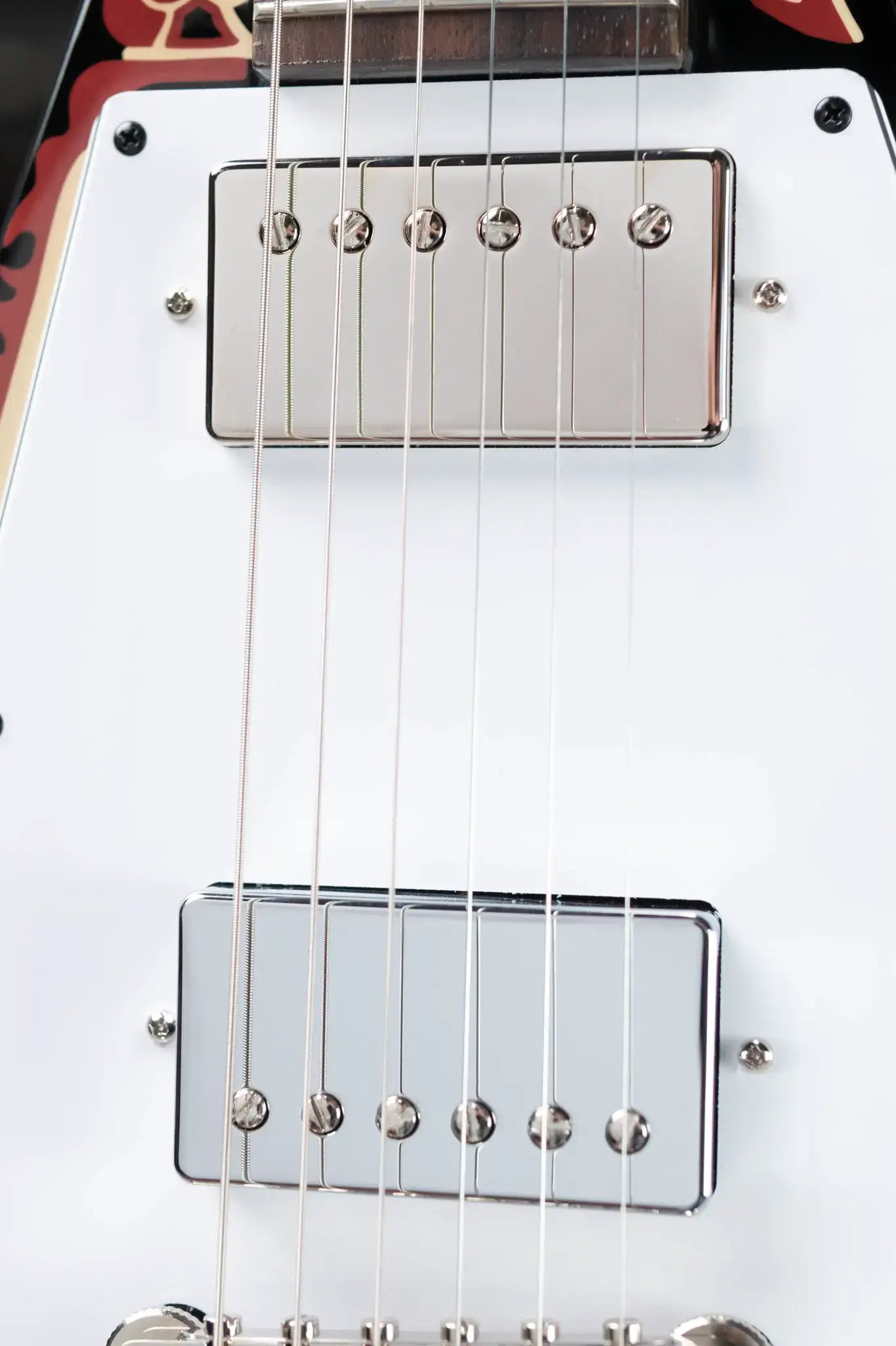 Epiphone Jimi Hendrix "Love Drops" Flying V Electric Guitar - Ebony with Hard Case