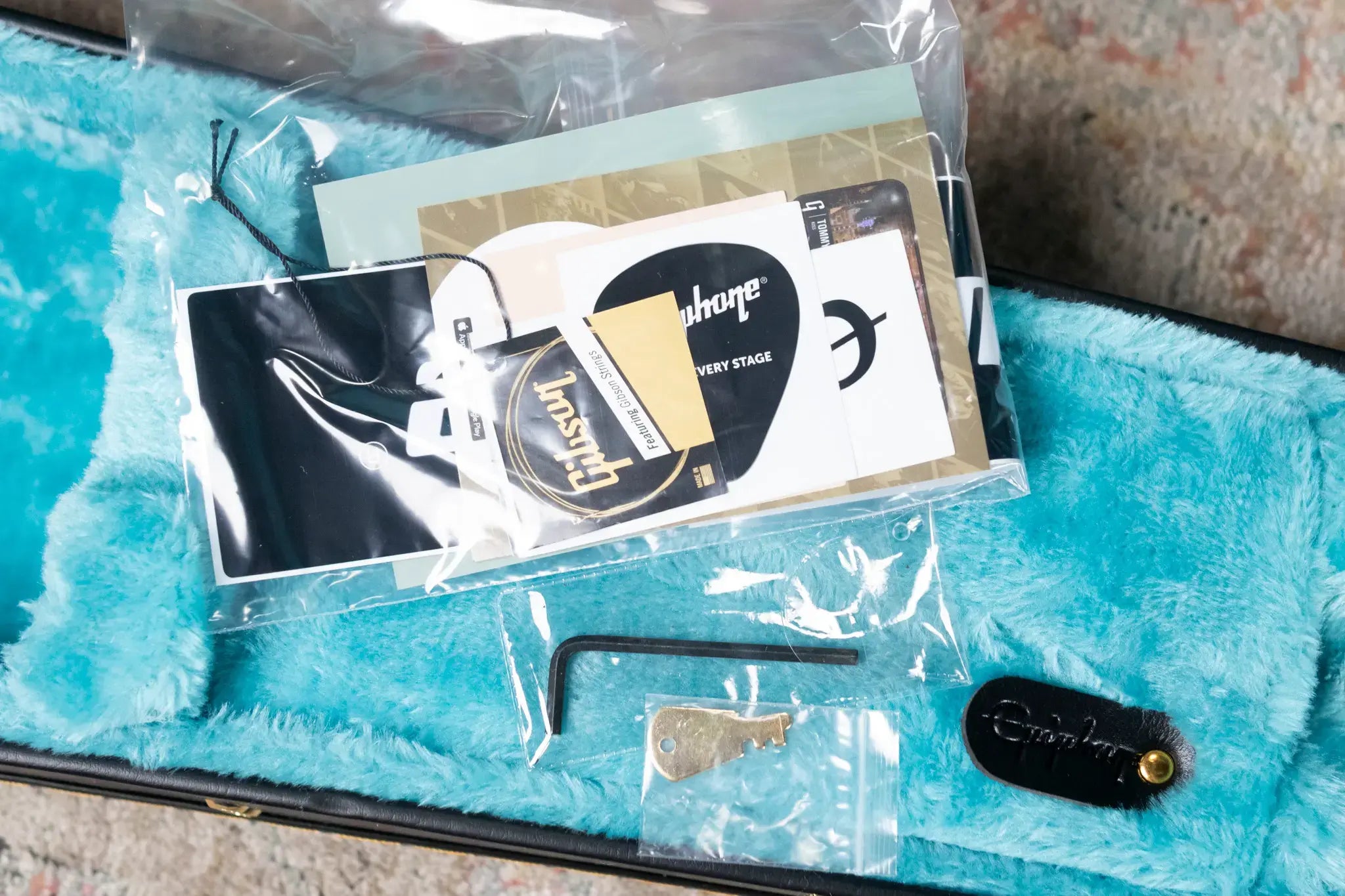 Epiphone Jimi Hendrix "Love Drops" Flying V Electric Guitar - Ebony with Hard Case