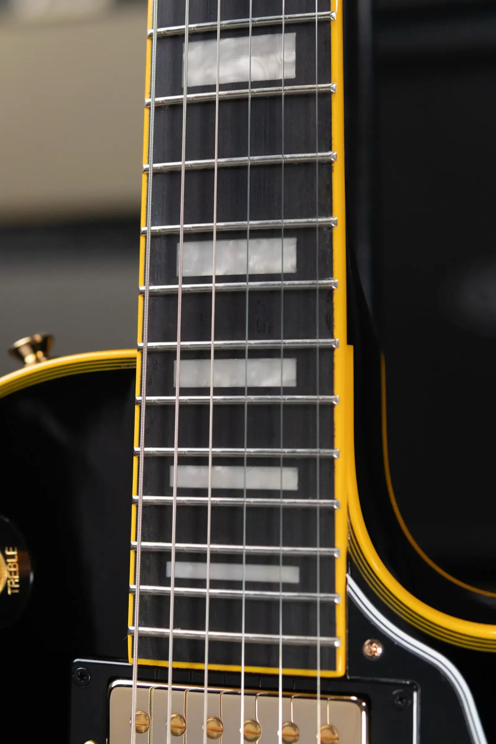 Epiphone Joe Bonamassa 1959 Les Paul Custom Electric Guitar - Antique Ebony with Hardshell Case