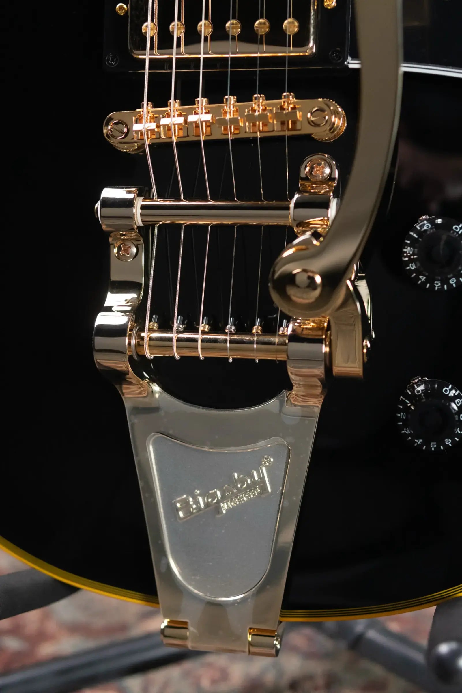 Epiphone Joe Bonamassa 1959 Les Paul Custom Electric Guitar - Antique Ebony with Hardshell Case