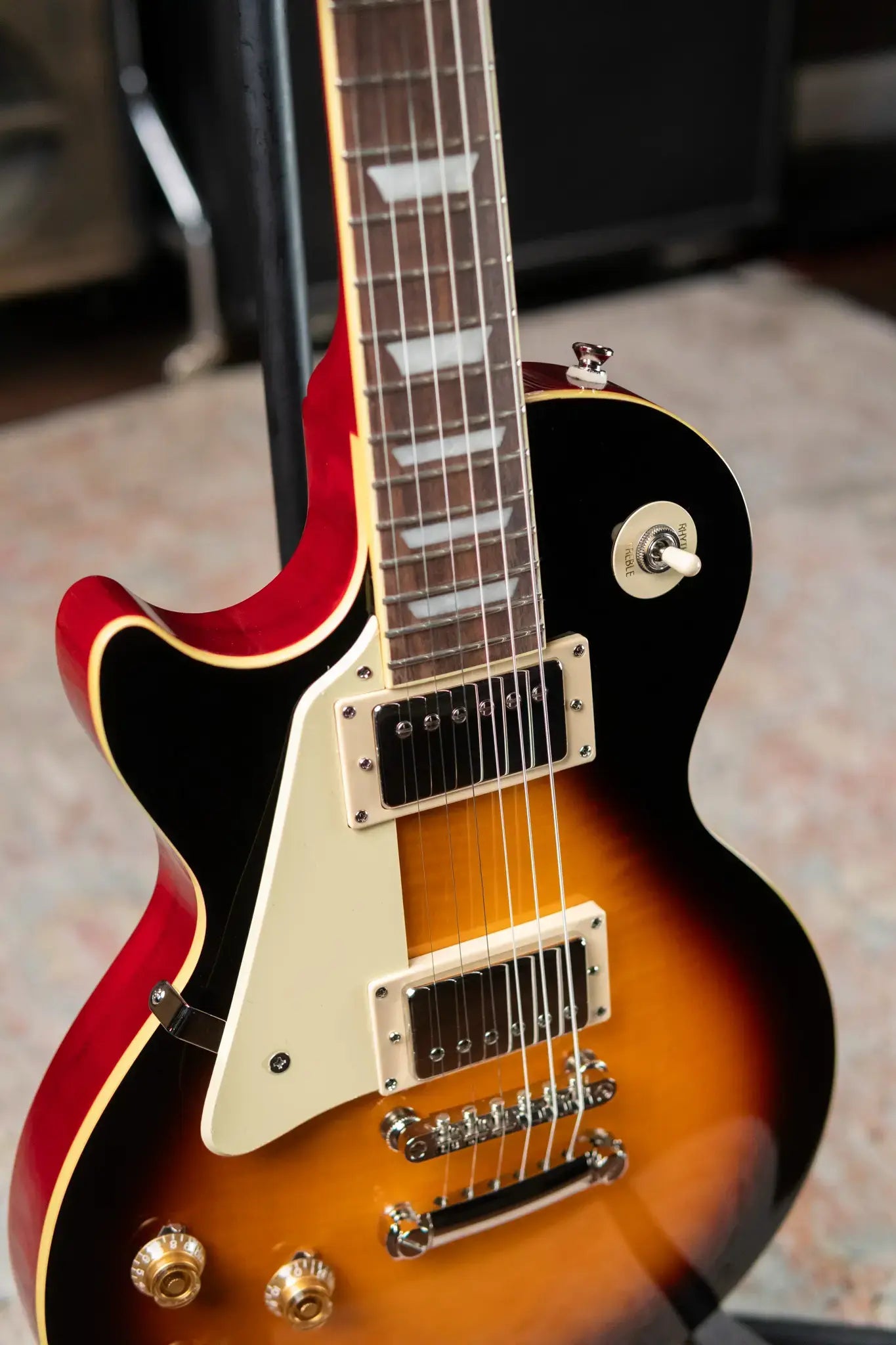 Epiphone Left-Handed Les Paul Standard 50s Electric Guitar - Vintage Sunburst