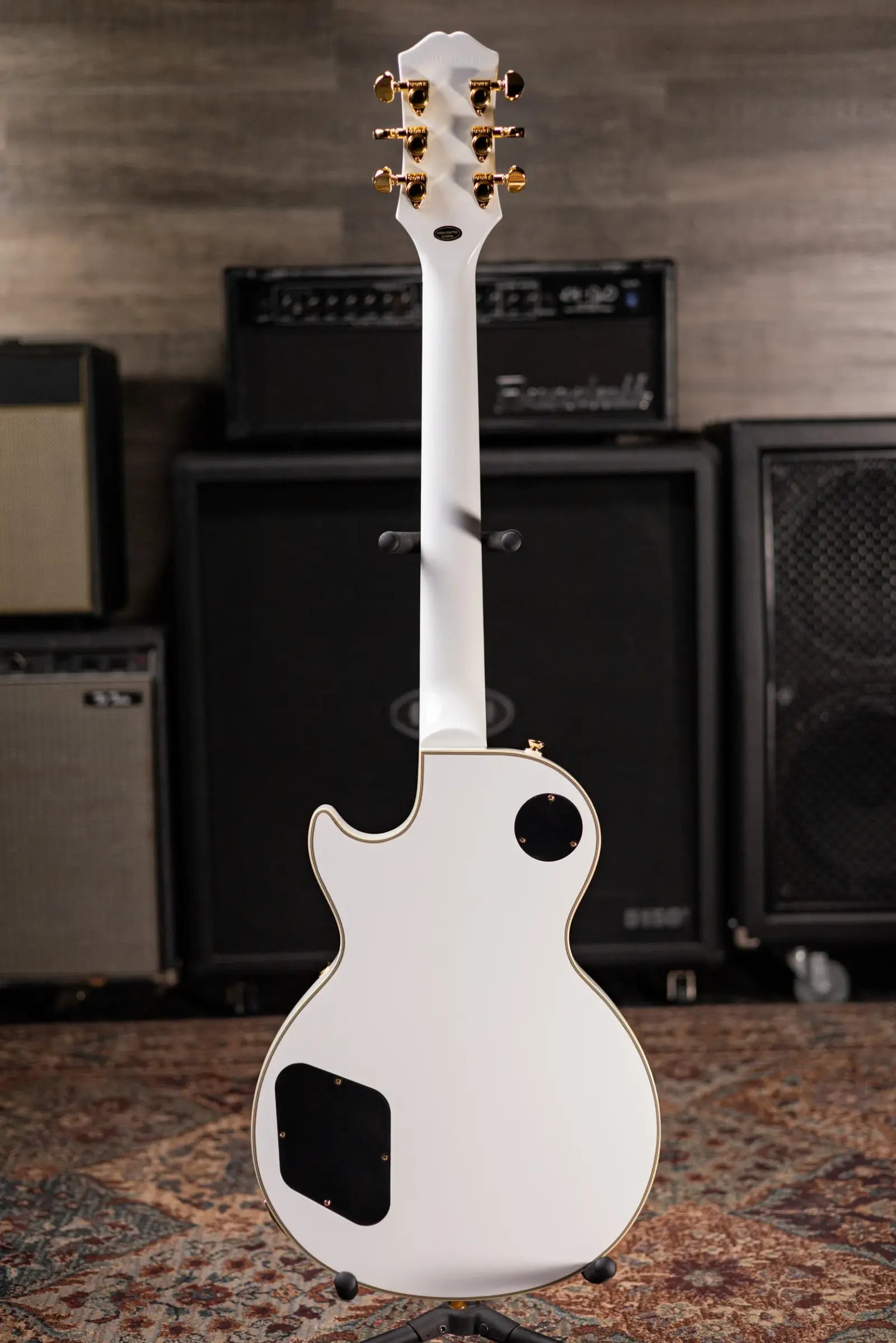 Epiphone Les Paul Custom Electric Guitar - Alpine White with Gig Bag