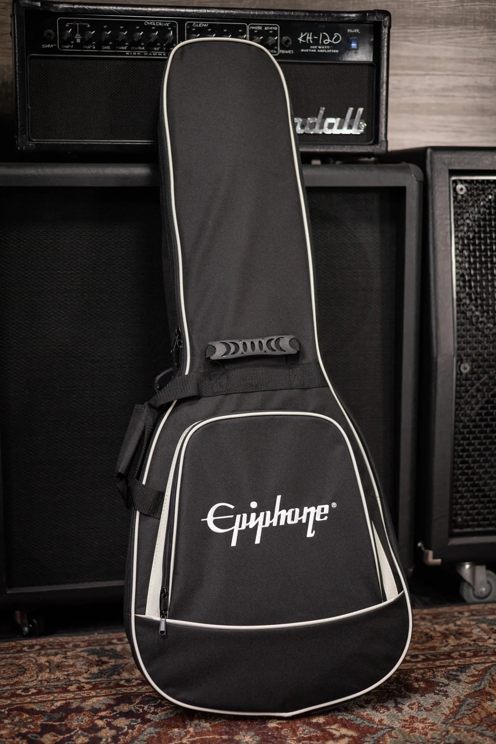 Epiphone Les Paul Custom Electric Guitar - Alpine White with Gig Bag