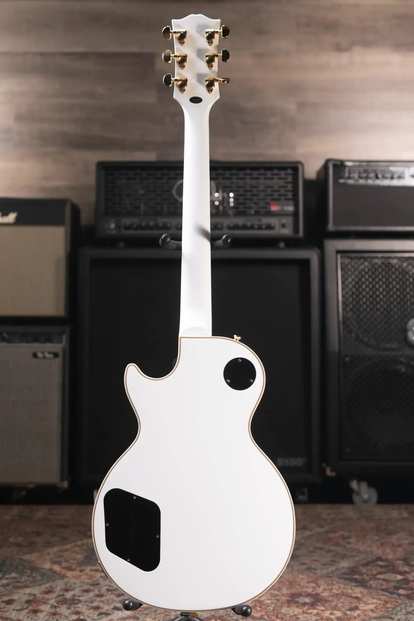 Epiphone Les Paul Custom Electric Guitar - Alpine White with Hardshell Case