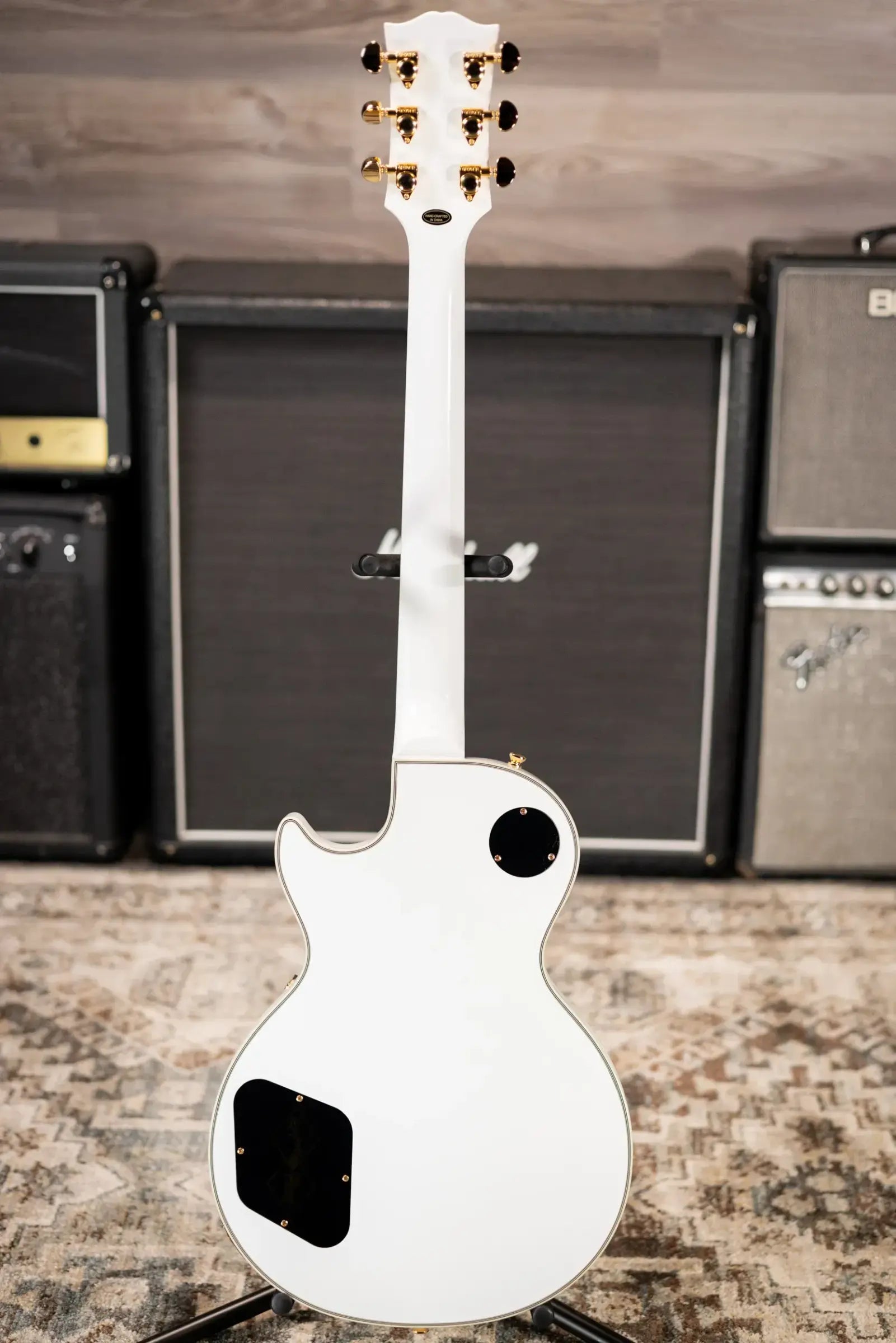 Epiphone Les Paul Custom Electric Guitar - Alpine White with Hardshell Case