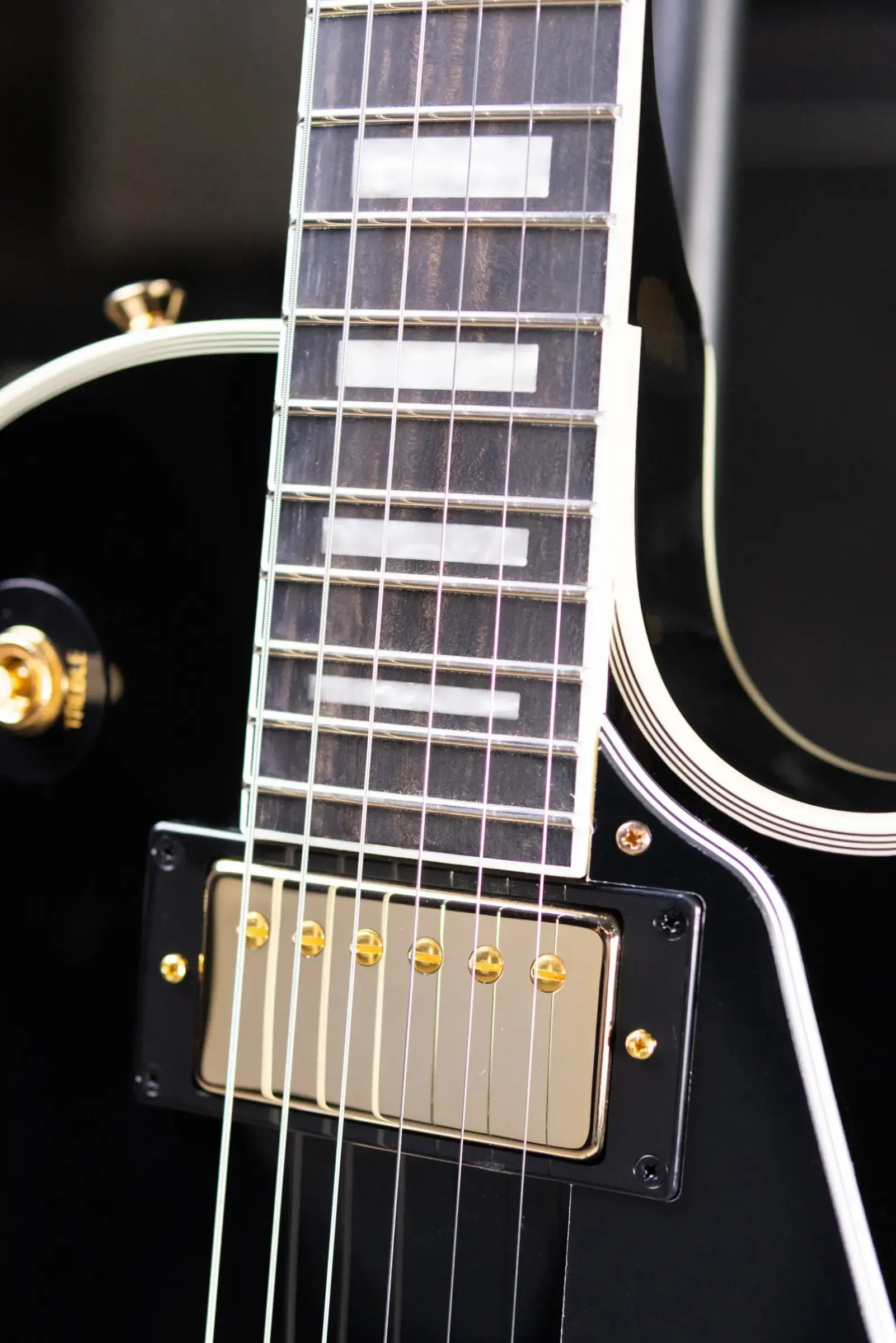 Epiphone Les Paul Custom Electric Guitar - Ebony with Gig Bag