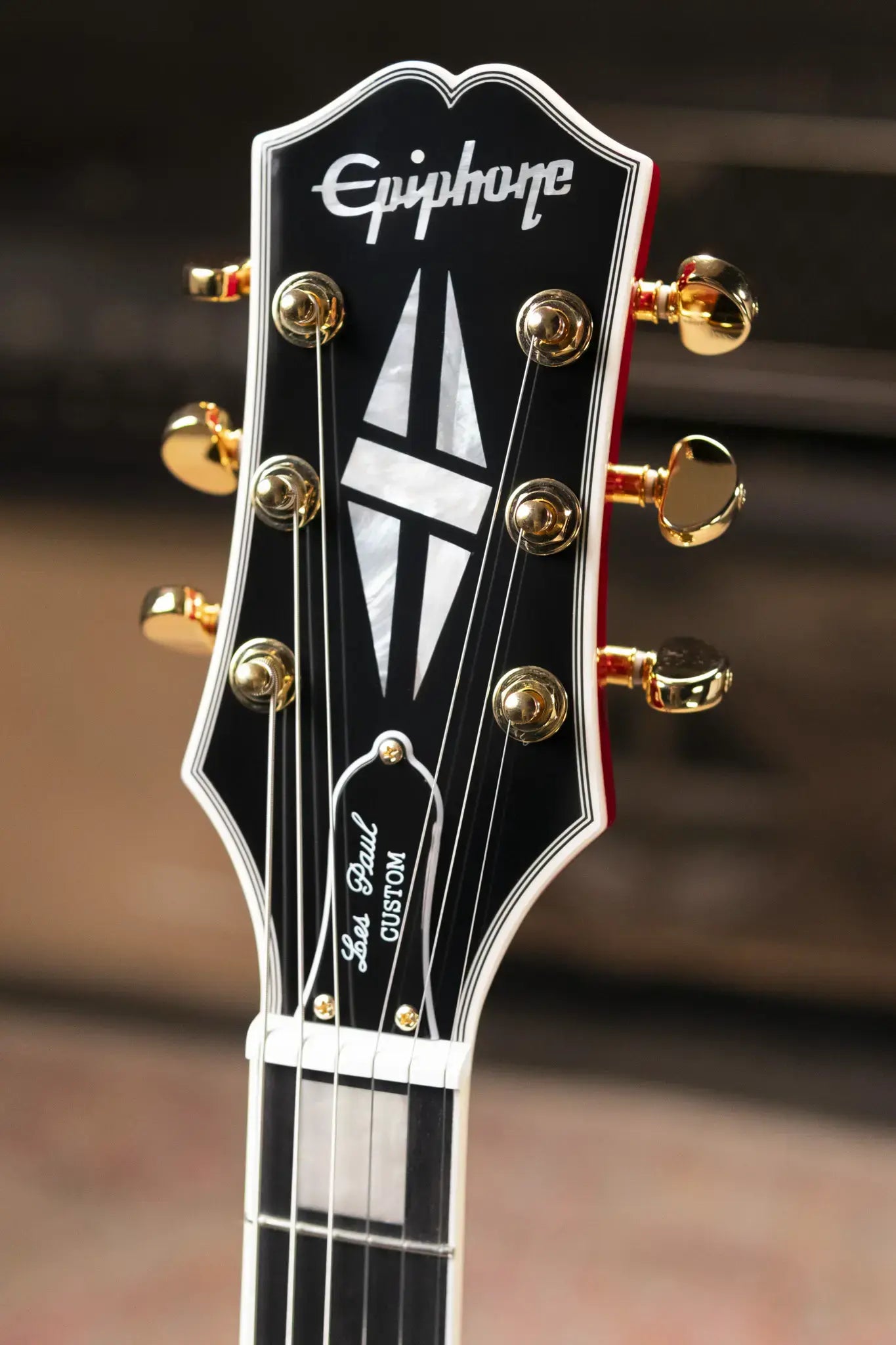 Epiphone Les Paul Custom Electric Guitar - Heritage Cherry Sunburst with Gig Bag