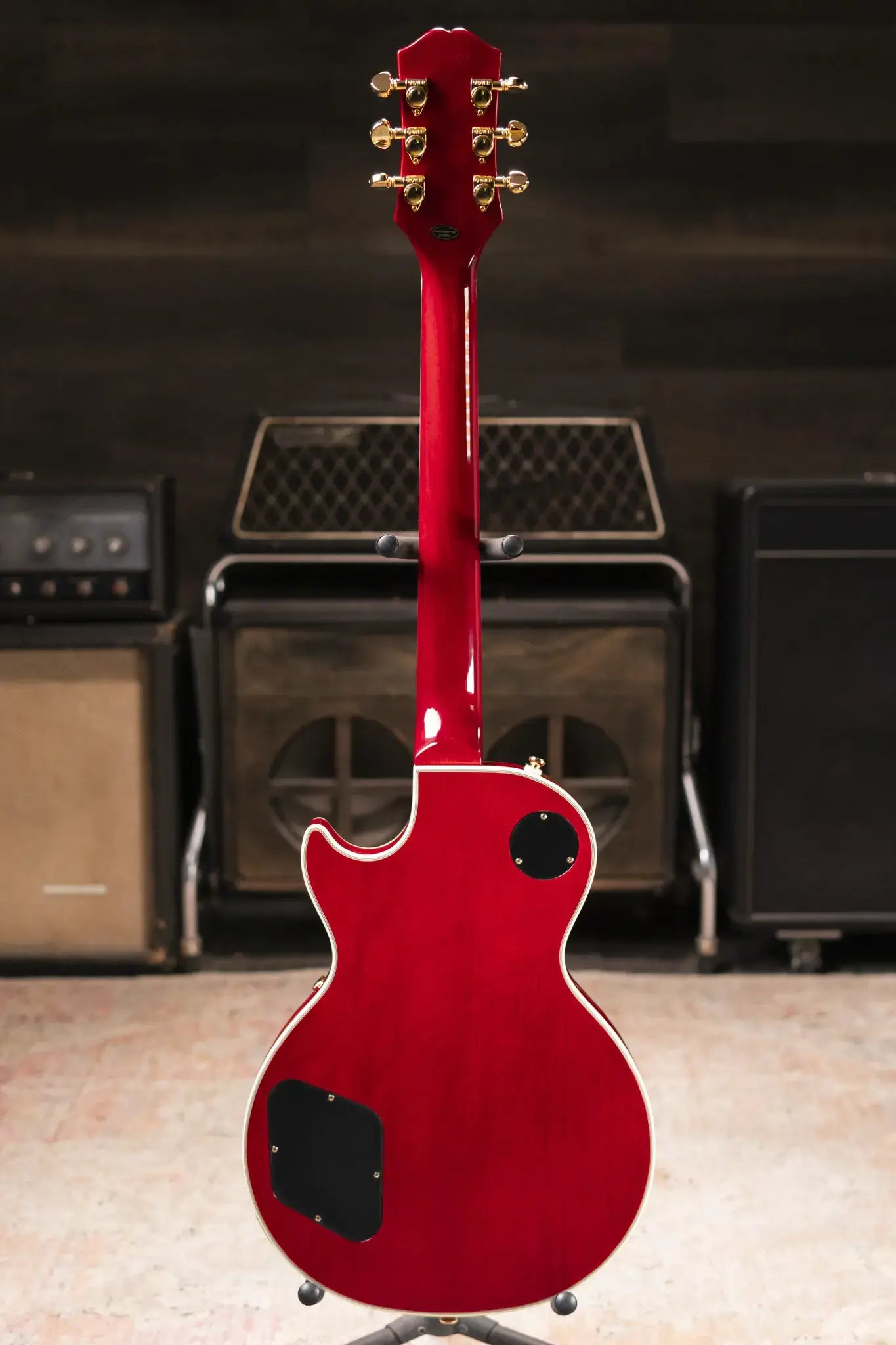 Epiphone Les Paul Custom Electric Guitar - Heritage Cherry Sunburst with Gig Bag