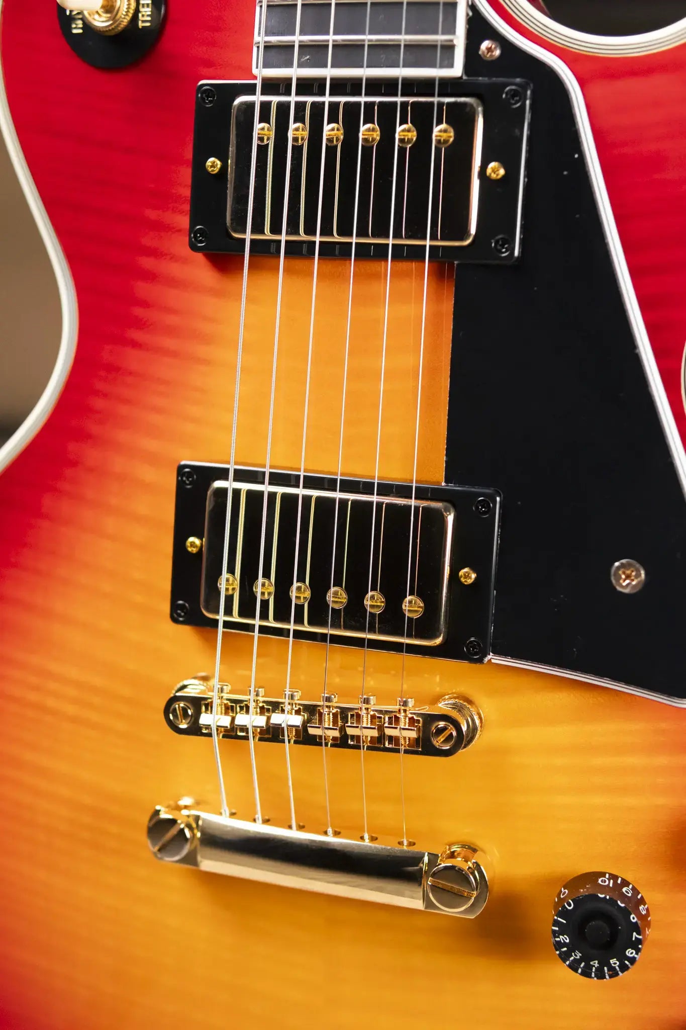 Epiphone Les Paul Custom Electric Guitar - Heritage Cherry Sunburst with Gig Bag