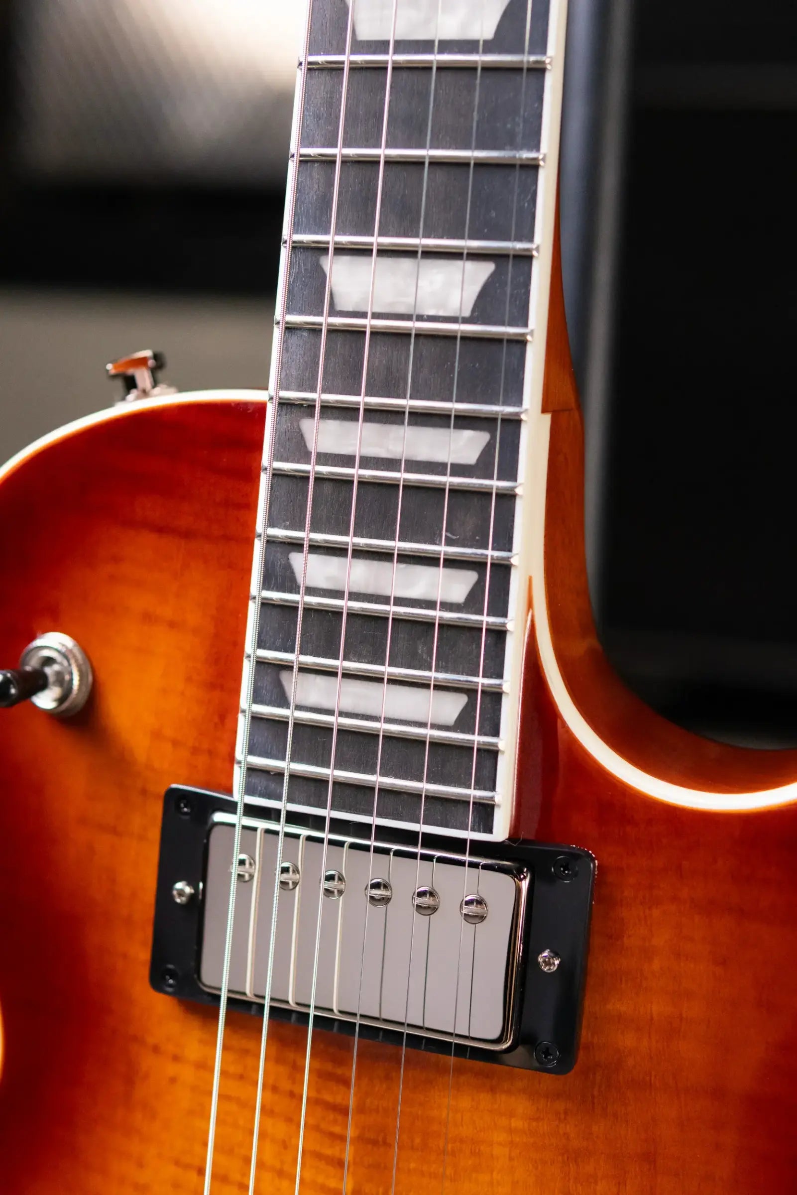 Epiphone Les Paul Modern Figured Electric Guitar - Mojave Burst with Gig Bag