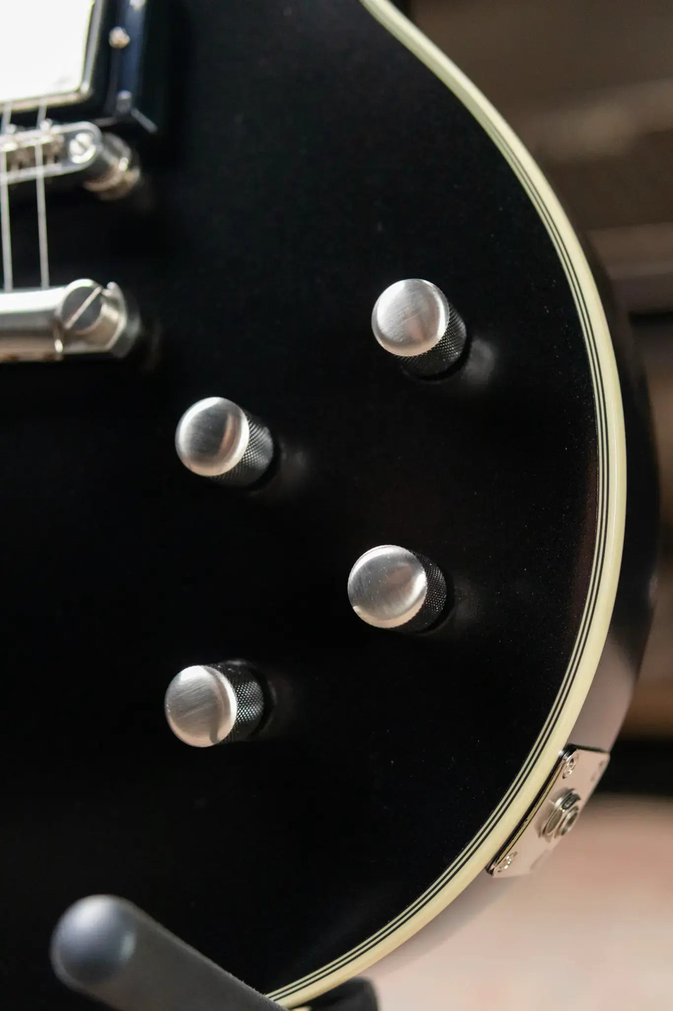 Epiphone Les Paul Prophecy Electric Guitar - Aged Jet Black Metallic with Gig Bag