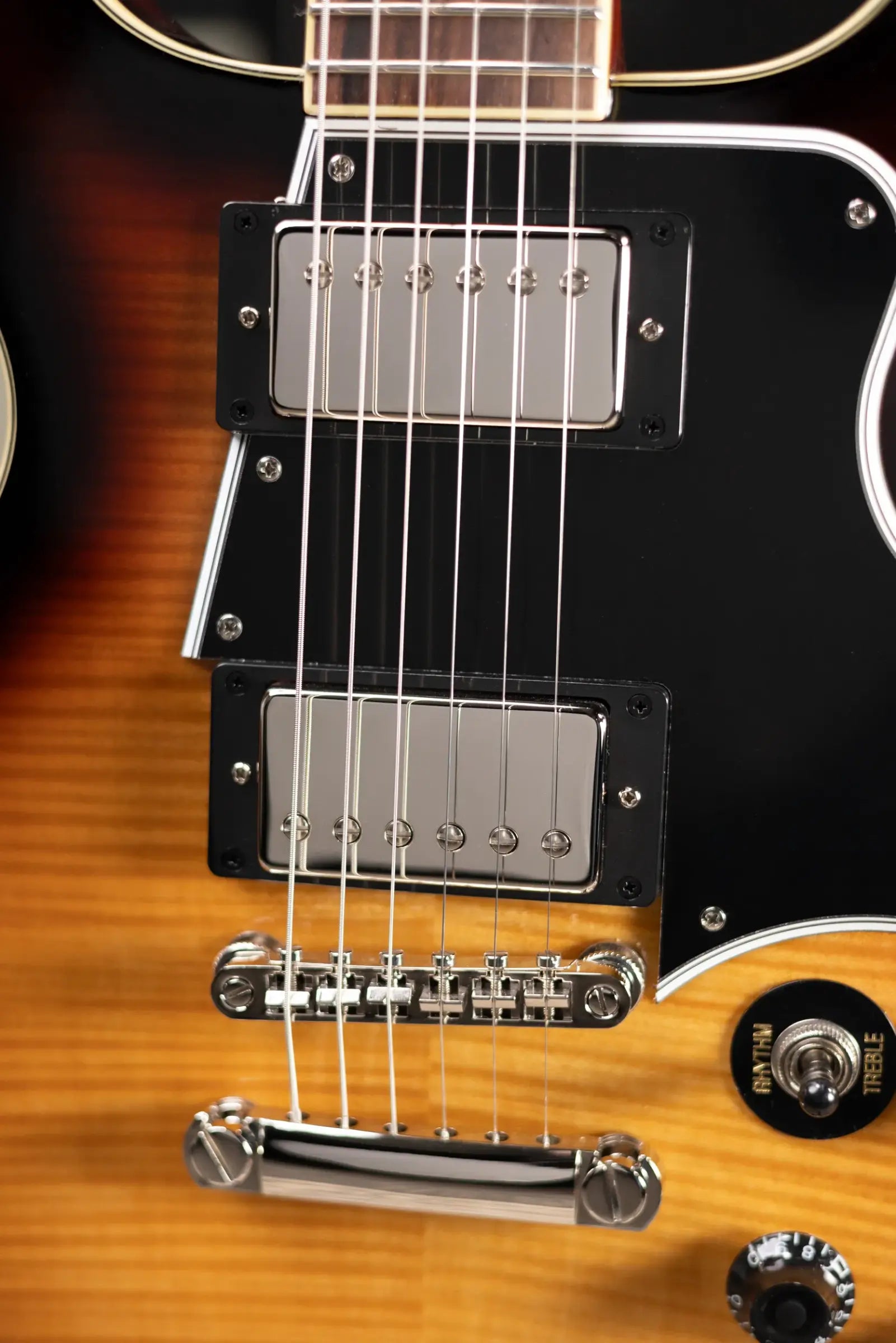 Epiphone Les Paul Special Double Cut Figured Electric Guitar - Bourbon Burst