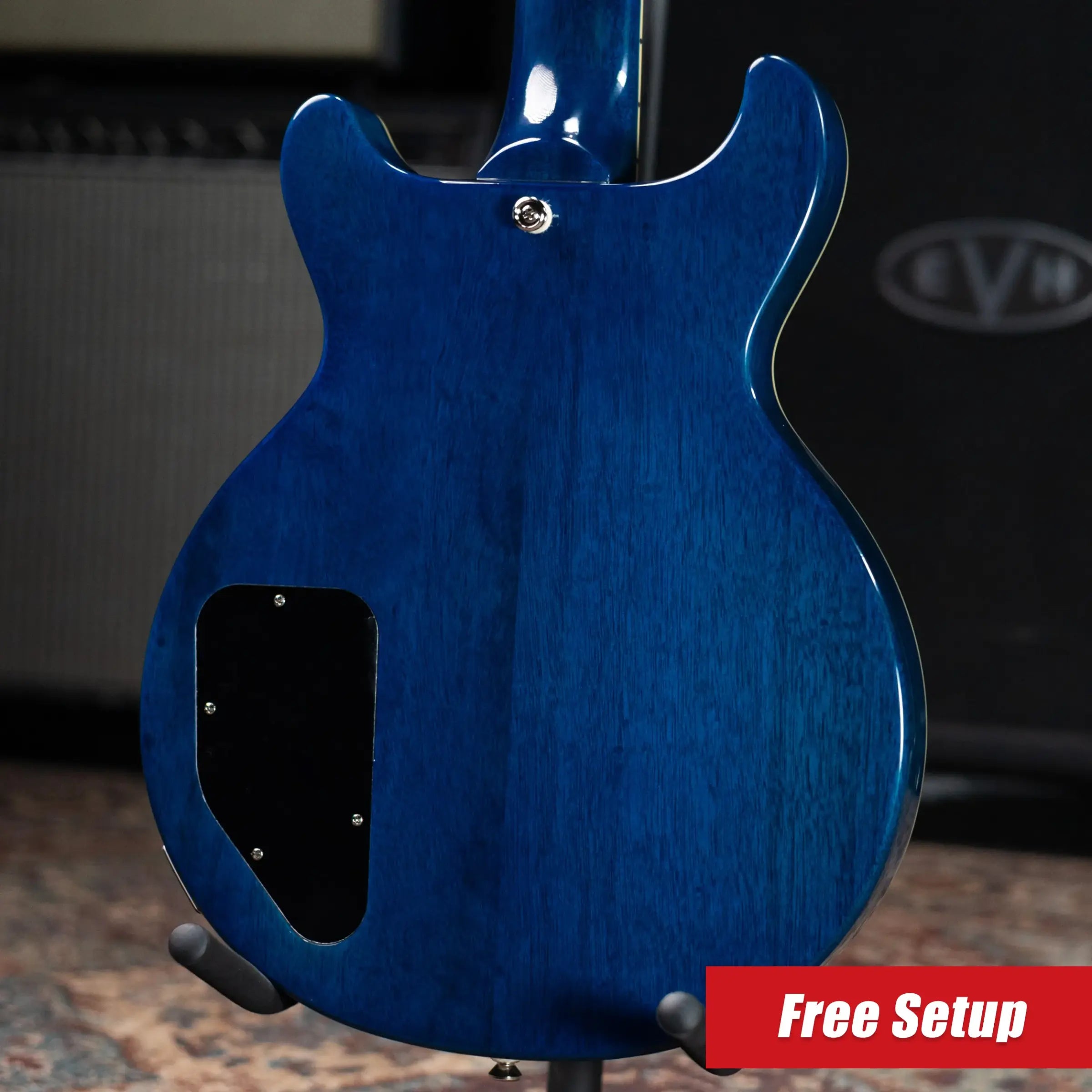 Epiphone Les Paul Special Double Cut Figured Electric Guitar - Ocean Water Perimeter with Gig Bag