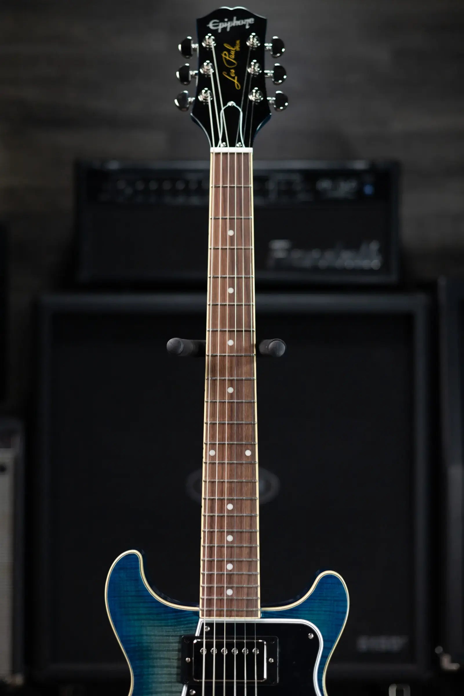 Epiphone Les Paul Special Double Cut Figured Electric Guitar - Ocean Water Perimeter with Gig Bag