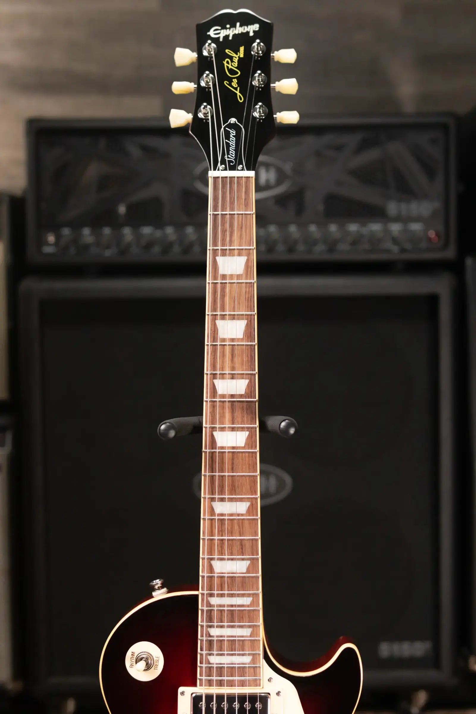 Epiphone Les Paul Standard 50s Figured Electric Guitar - Bourbon Burst with Gig Bag