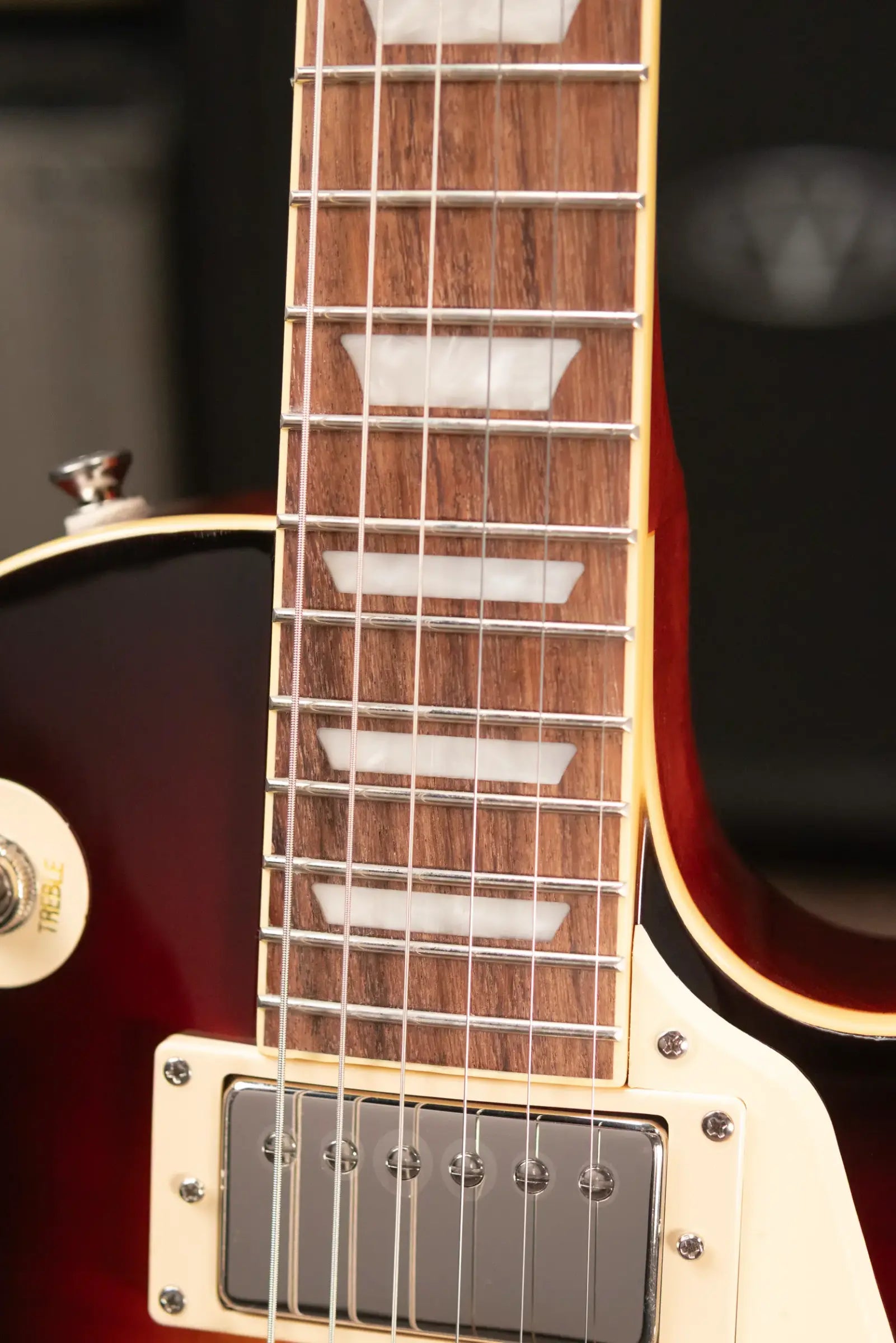 Epiphone Les Paul Standard 50s Figured Electric Guitar - Bourbon Burst with Gig Bag