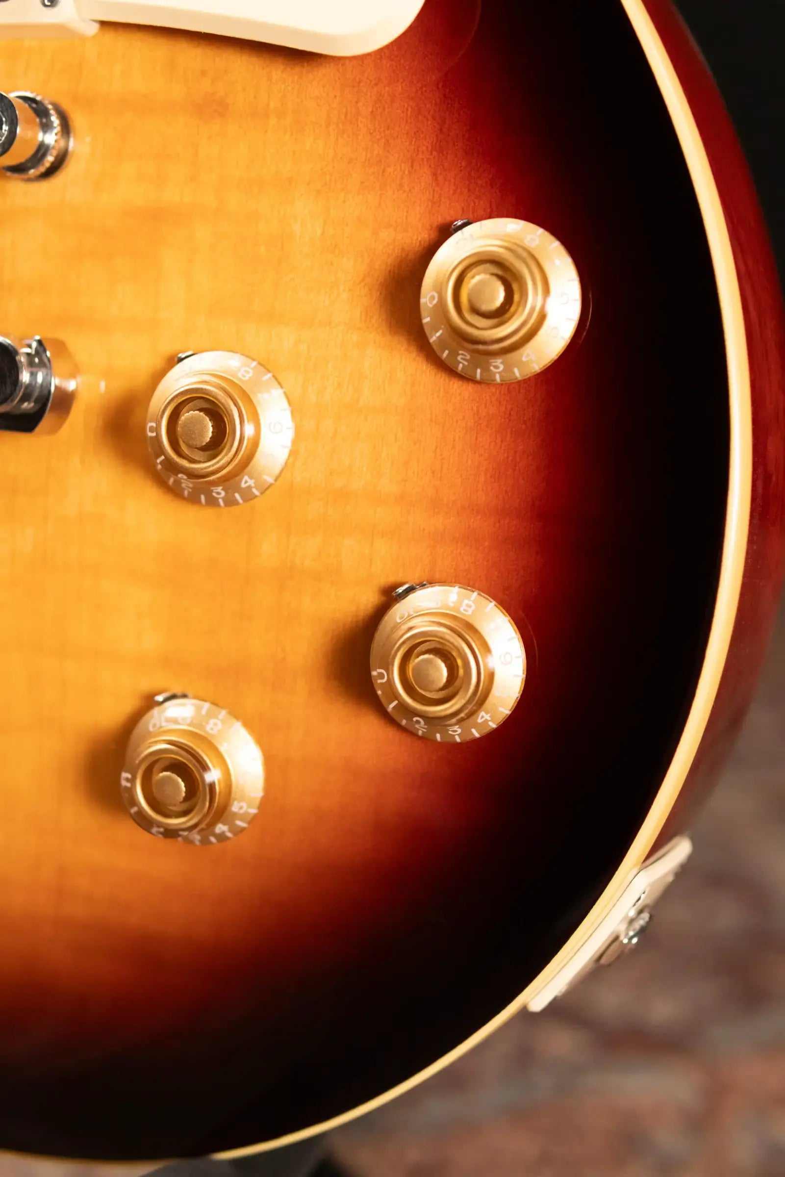Epiphone Les Paul Standard 50s Figured Electric Guitar - Bourbon Burst with Gig Bag