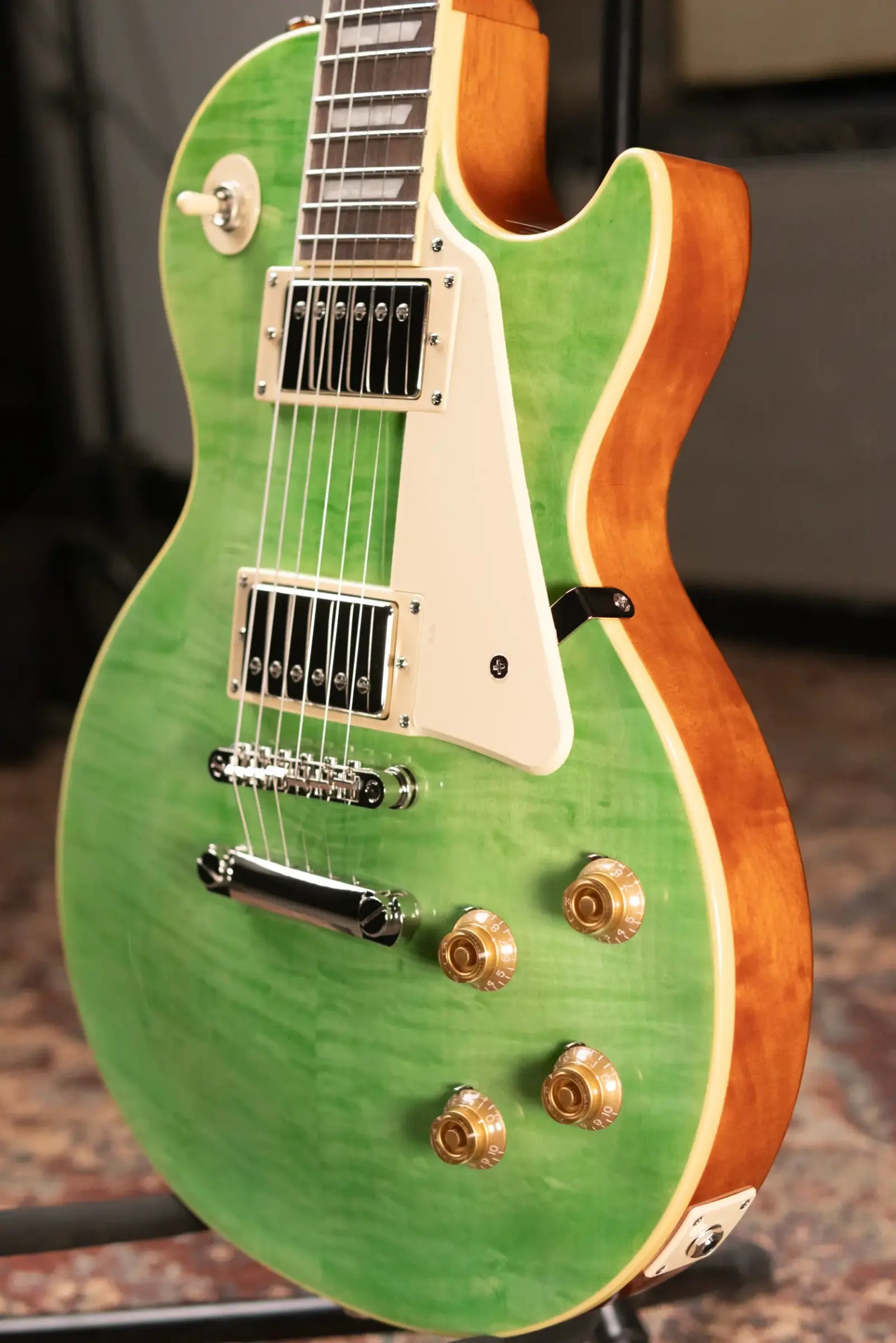 Epiphone Les Paul Standard 50s Figured Electric Guitar - Seafoam Green with Gig Bag