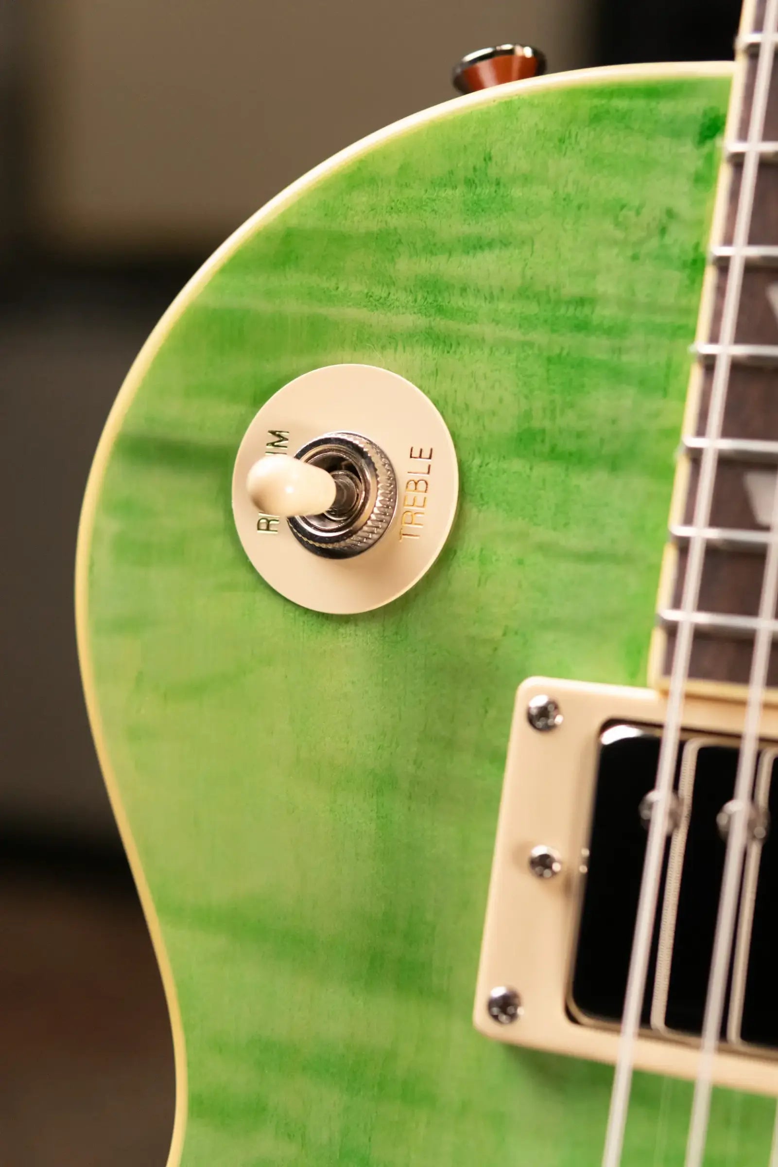 Epiphone Les Paul Standard 50s Figured Electric Guitar - Seafoam Green with Gig Bag