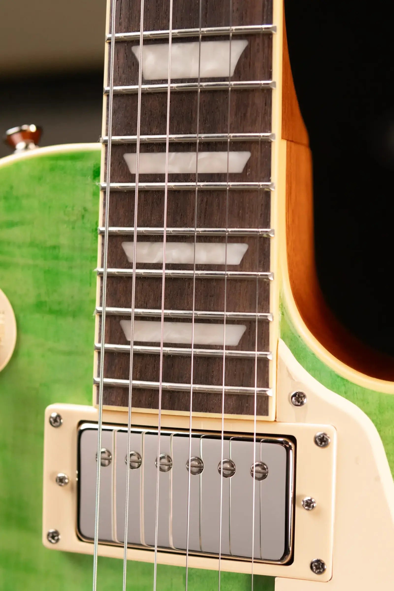 Epiphone Les Paul Standard 50s Figured Electric Guitar - Seafoam Green with Gig Bag