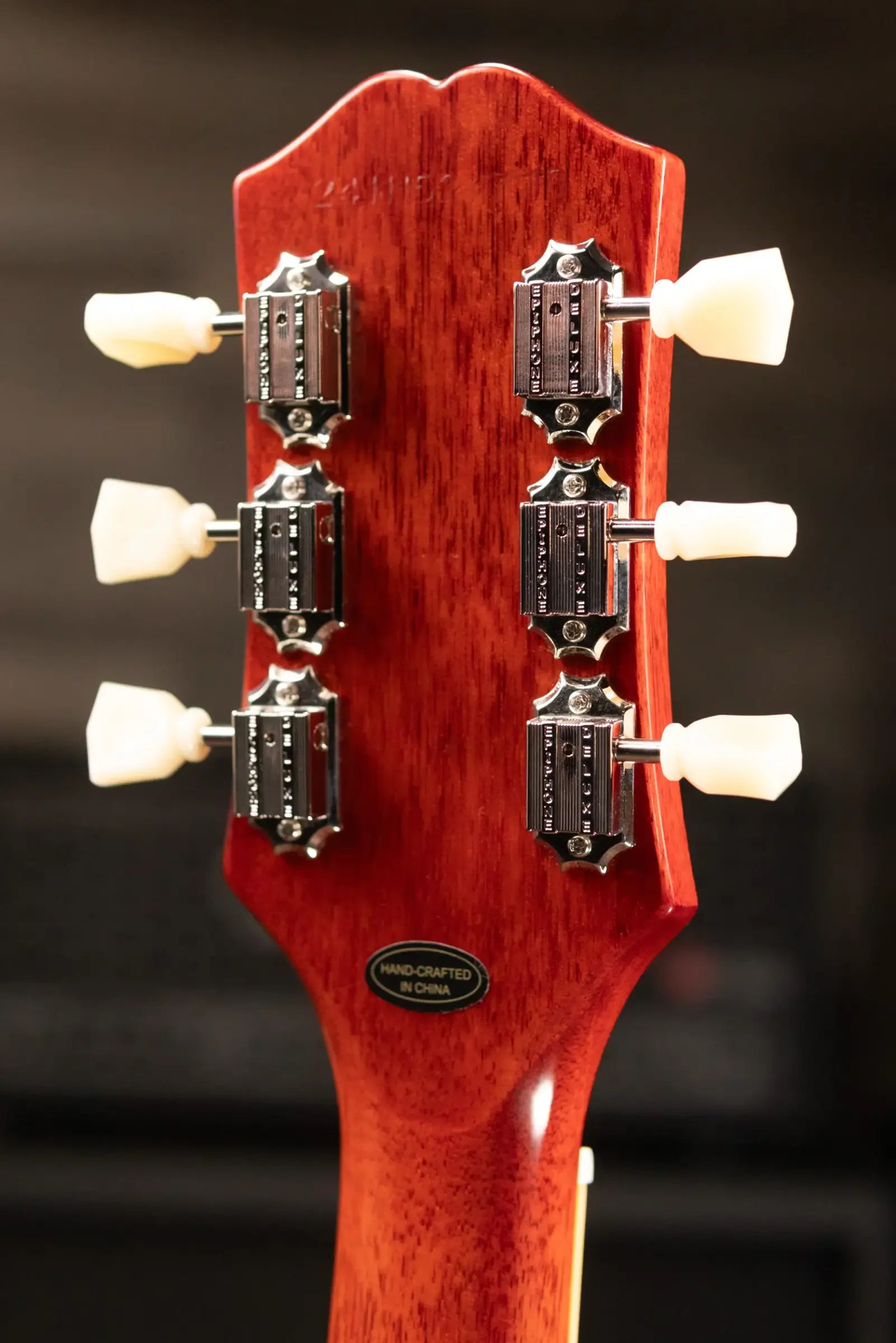 Epiphone Les Paul Standard 50s Figured Electric Guitar - Washed Cherry Sunburst with Gig Bag