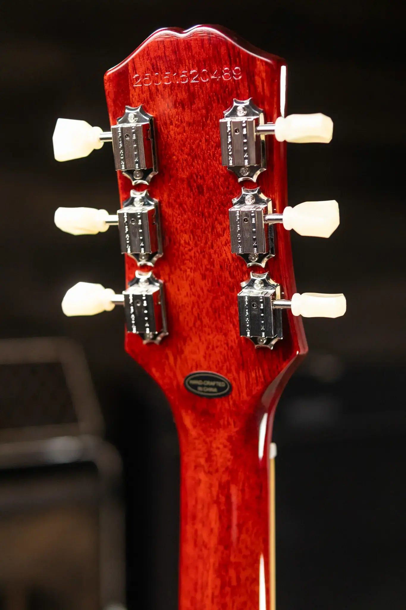 Epiphone Les Paul Standard 50s Figured Electric Guitar - Washed Cherry Sunburst with Gig Bag