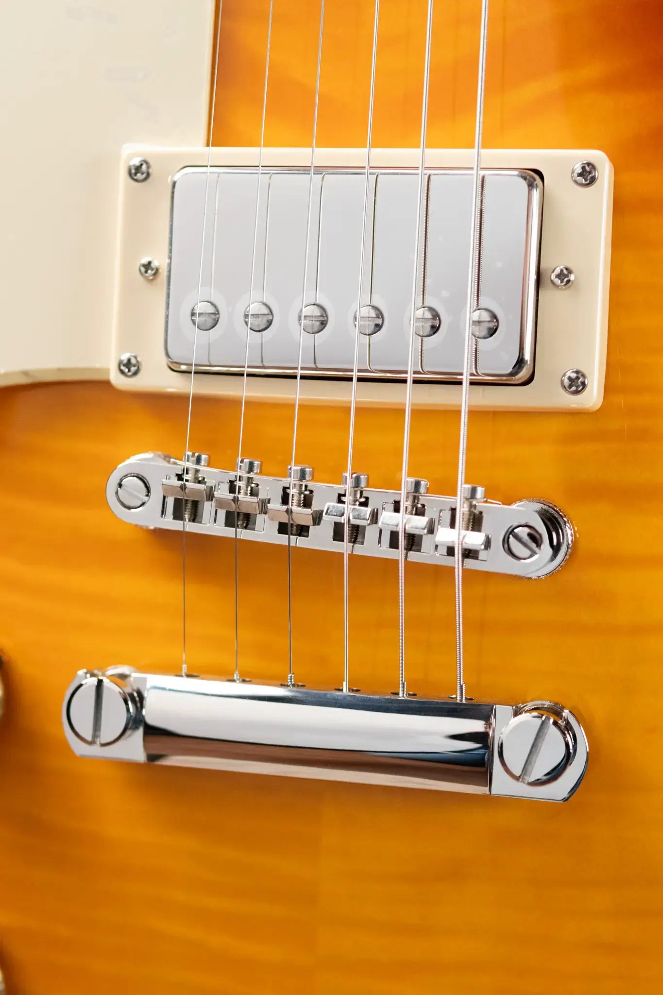 Epiphone Les Paul Standard 50s Figured Left Handed Electric Guitar - Washed Cherry Sunburst with Gig Bag