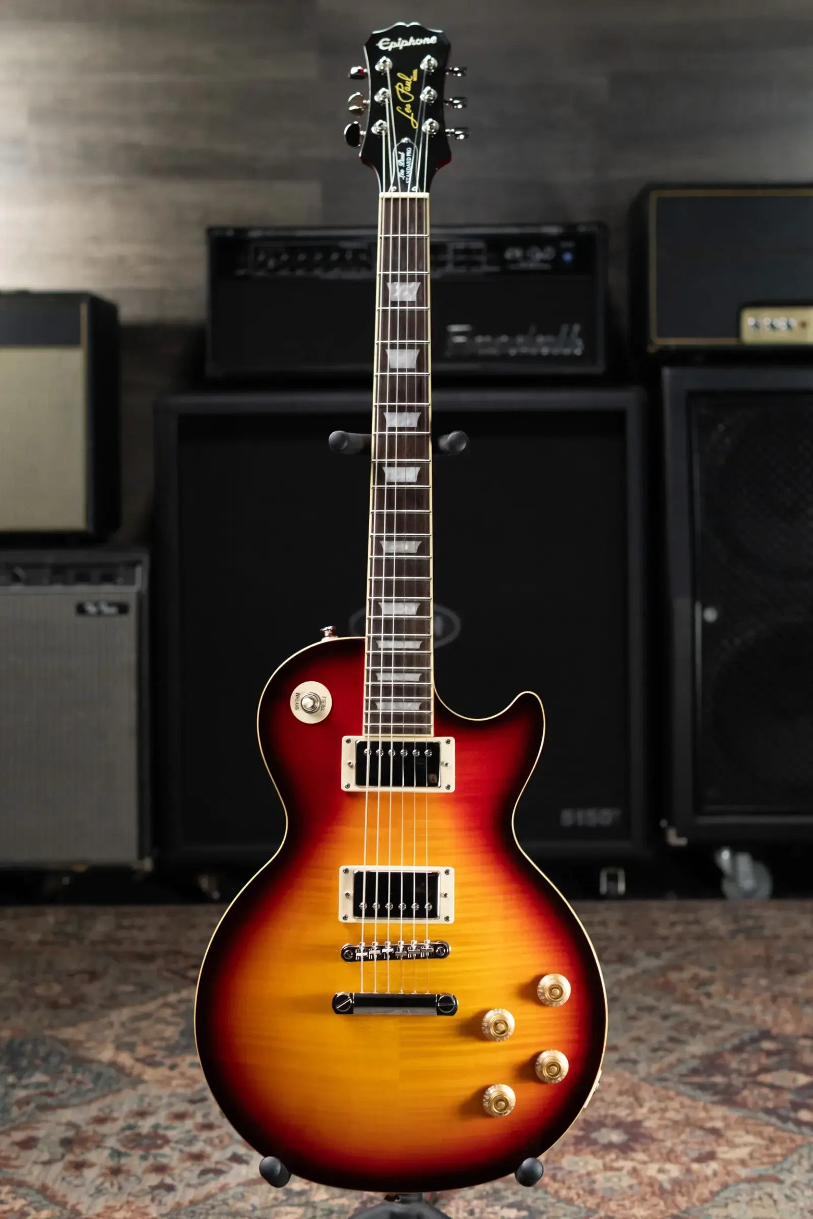 Epiphone Les Paul Standard Pro Electric Guitar - Black Cherry With Hardcase