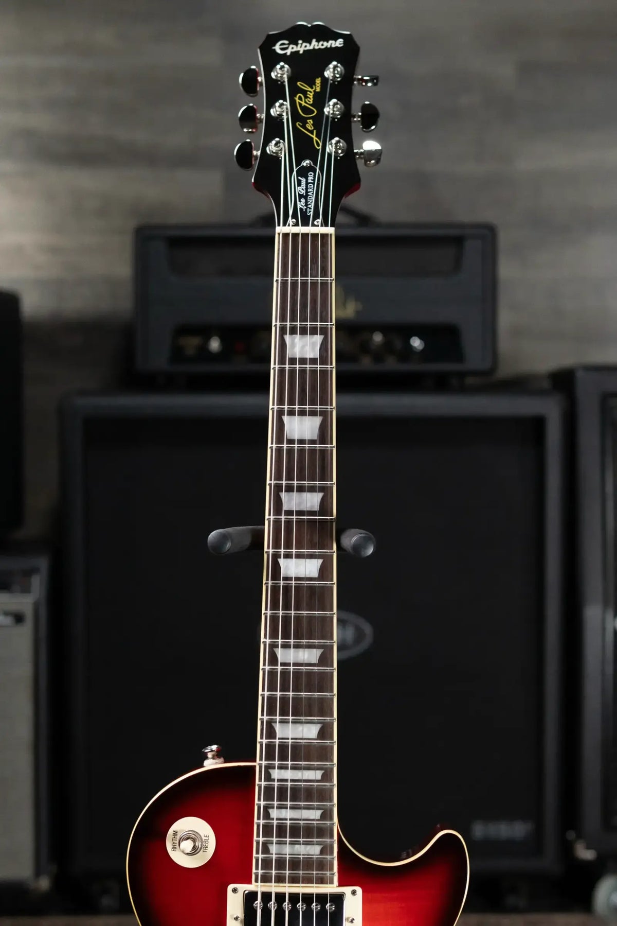 Epiphone Les Paul Standard Pro Electric Guitar - Black Cherry with Hardshell Case - Used