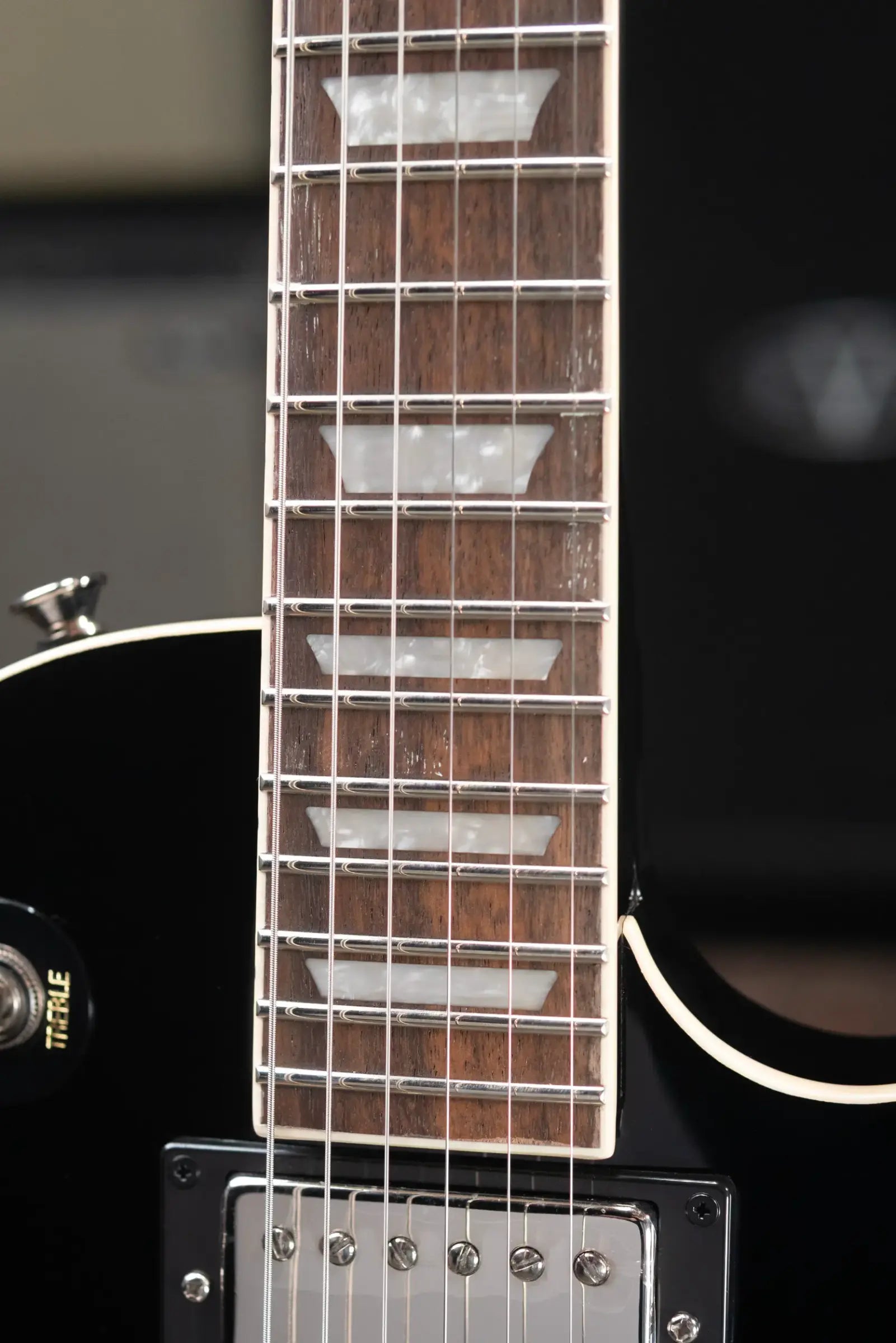 Epiphone Les Paul Tribute Plus Electric Guitar - Transparent Ebony