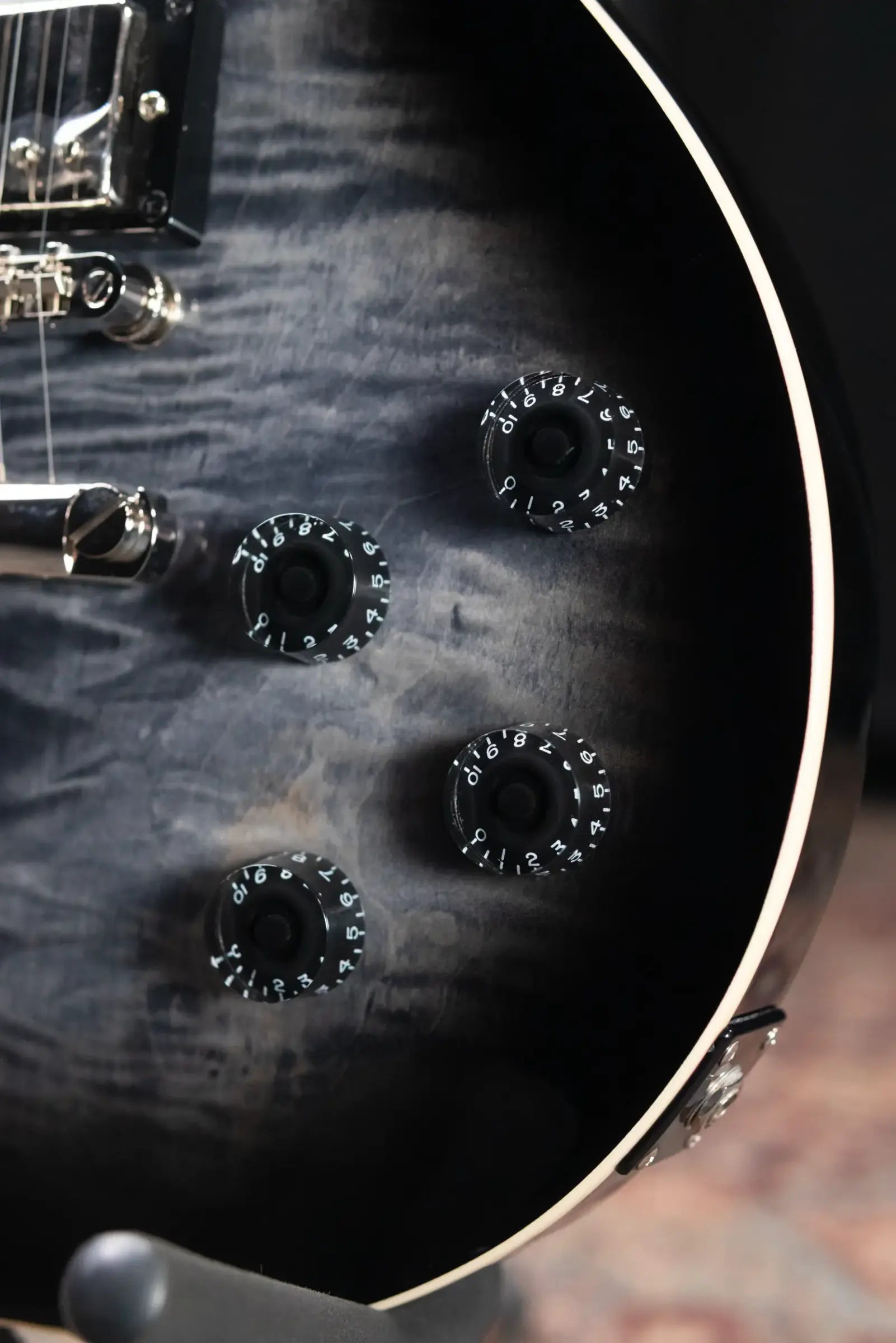 Epiphone Les Paul Tribute Plus Electric Guitar - Transparent Ebony