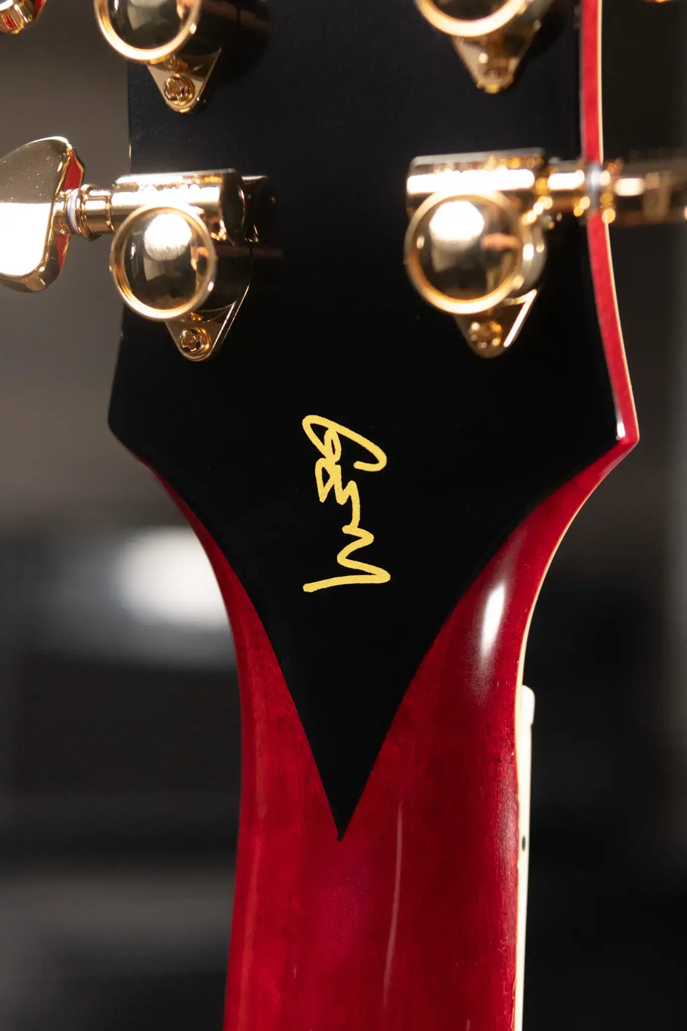 Epiphone Masterbilt Gem Archer Signature Sheraton Electric Guitar - Cherry Red with Hardshell Case