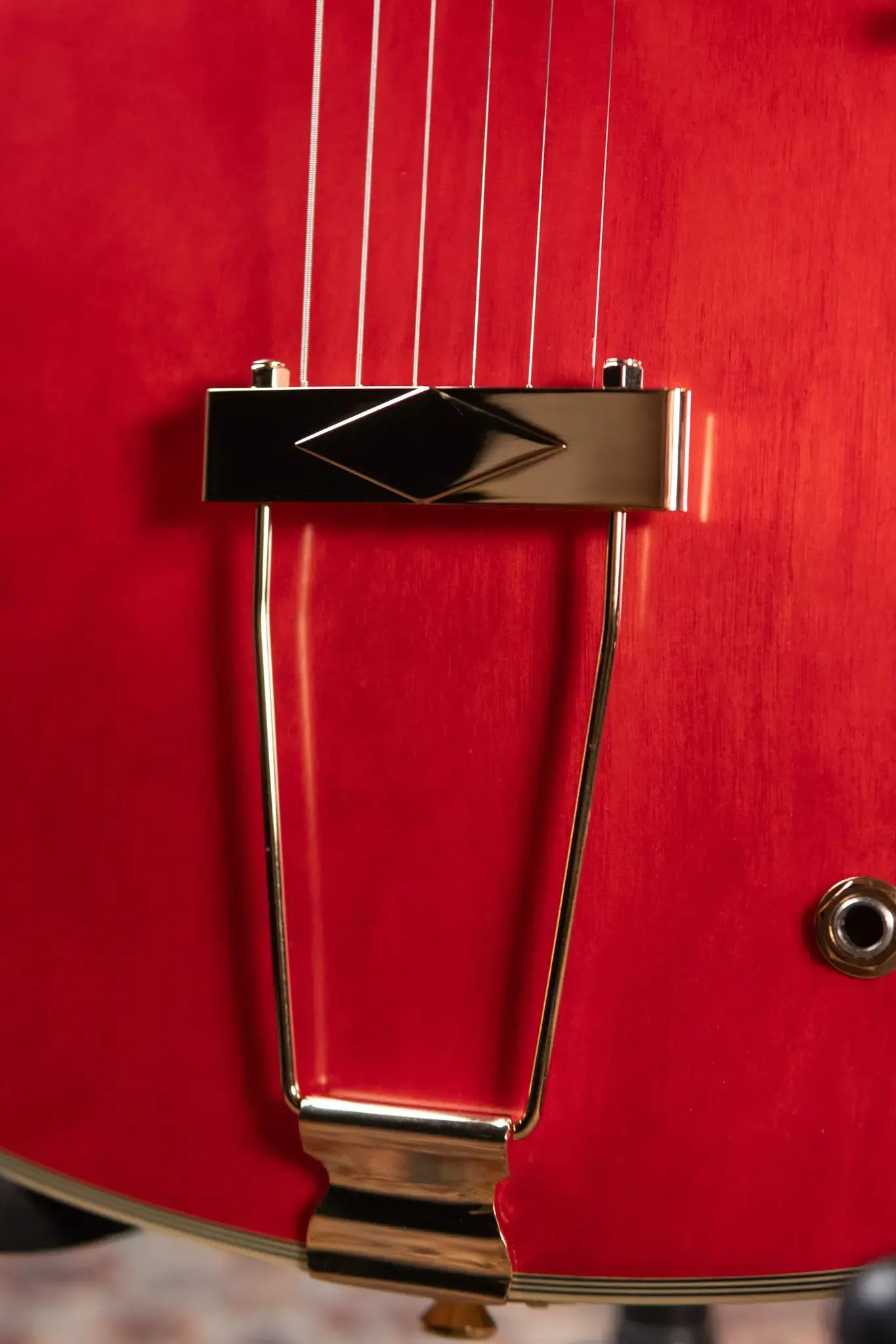 Epiphone Masterbilt Gem Archer Signature Sheraton Electric Guitar - Cherry Red with Hardshell Case