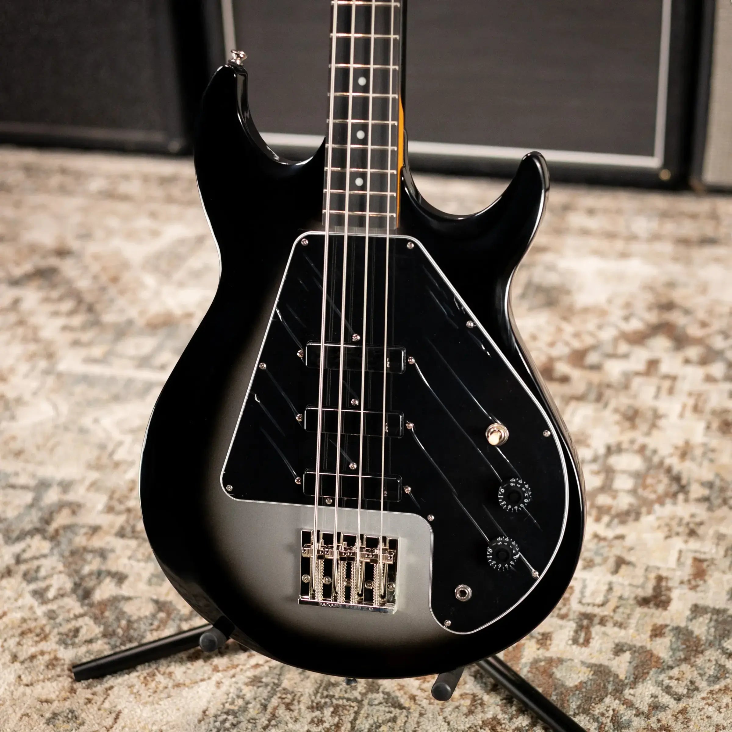 Epiphone Mike Dirnt Signature Grabber G-3 Bass - Silverburst with Hardshell Case
