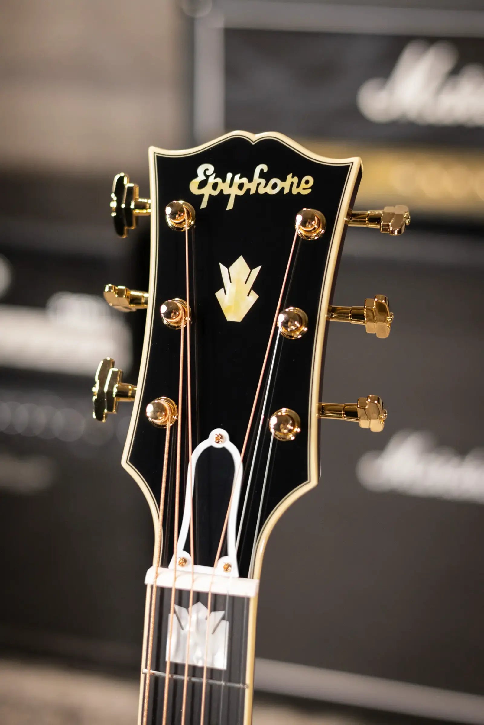 Epiphone Pre-War SJ-200 Rosewood Reissue Acoustic/Electric Guitar - Vintage Sunburst with Hardshell Case